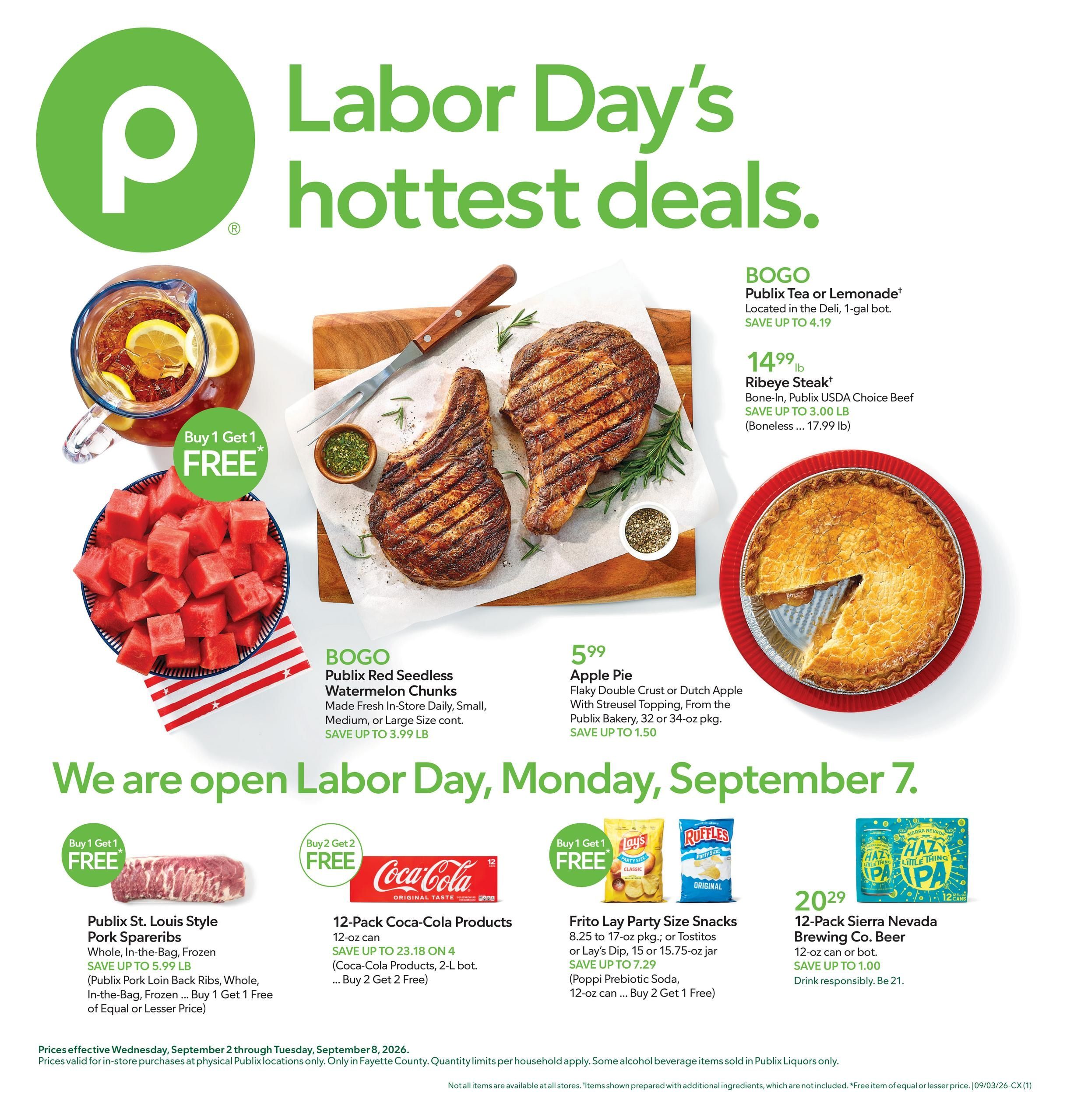 Publix Weekly Ad September 2 - 8, 2026