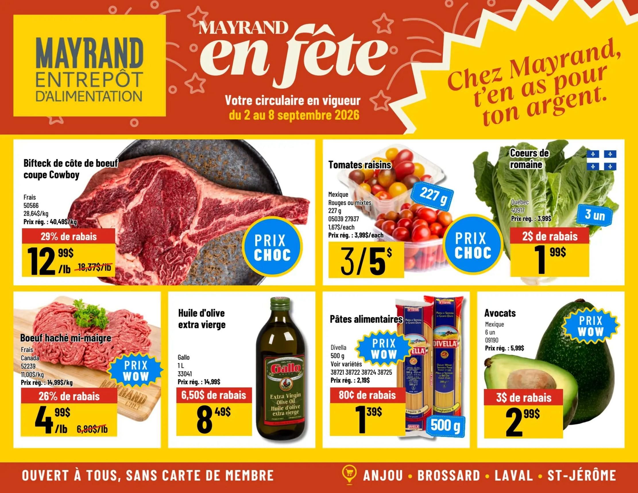 Mayrand Flyer September 2 to 8
