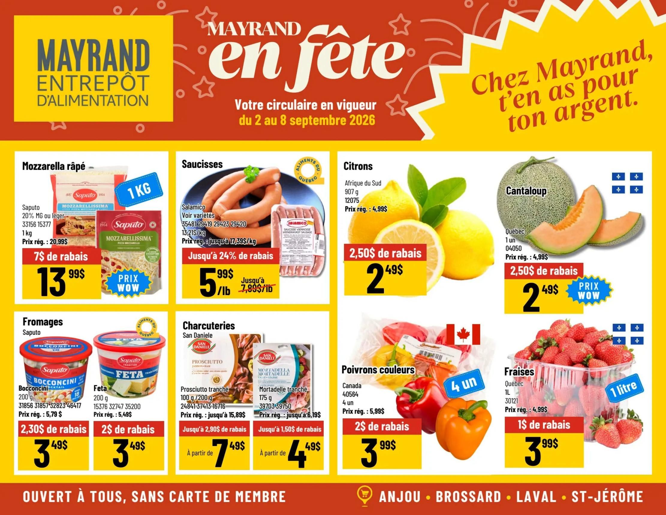 Mayrand Flyer September 2 to 8