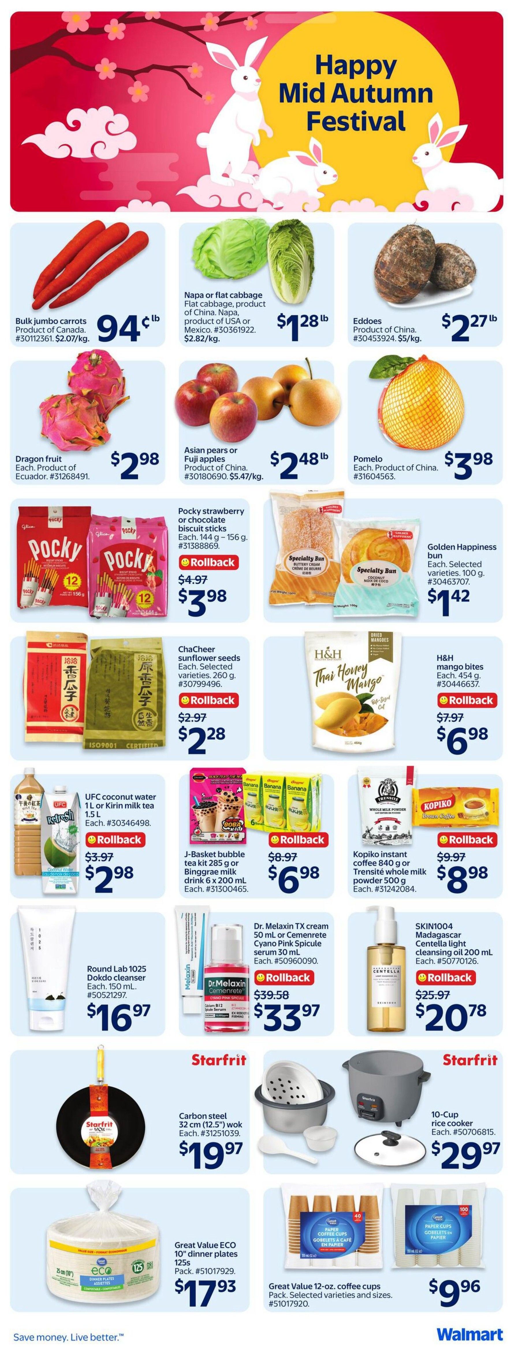Walmart (West) Flyer September 3 to 9