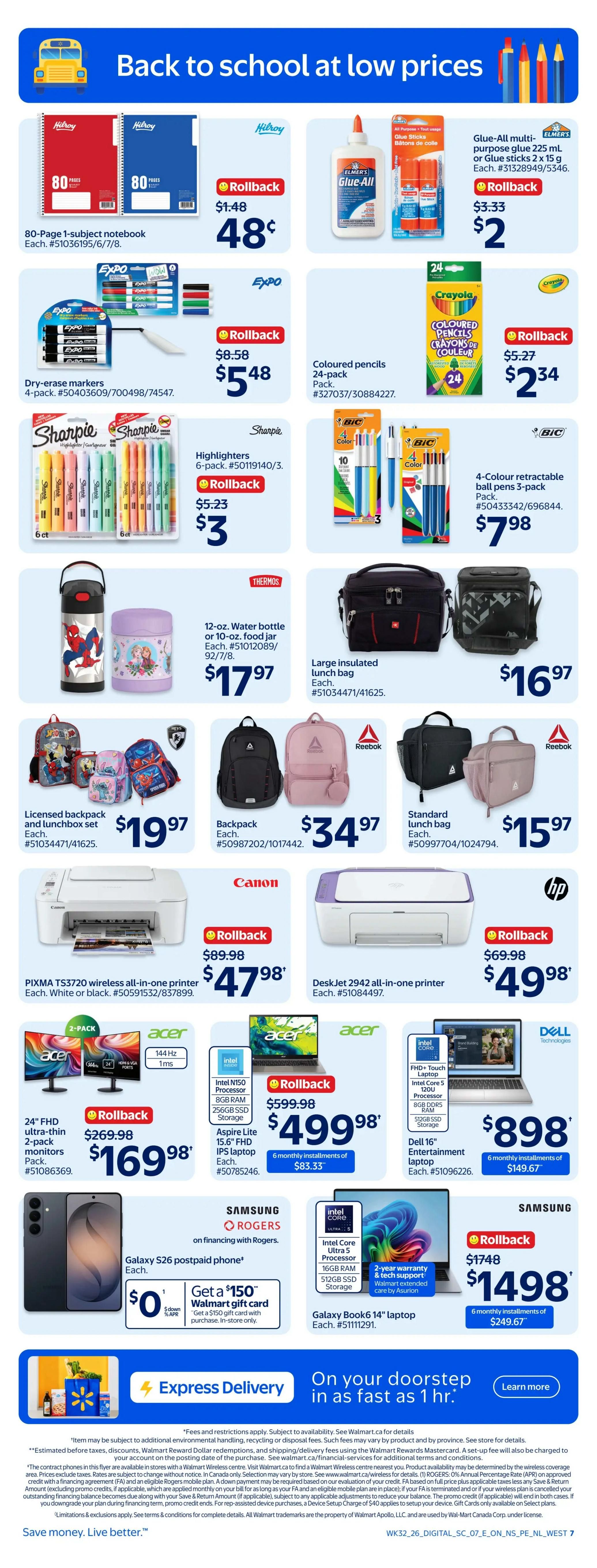 Walmart (West) Flyer September 3 to 9