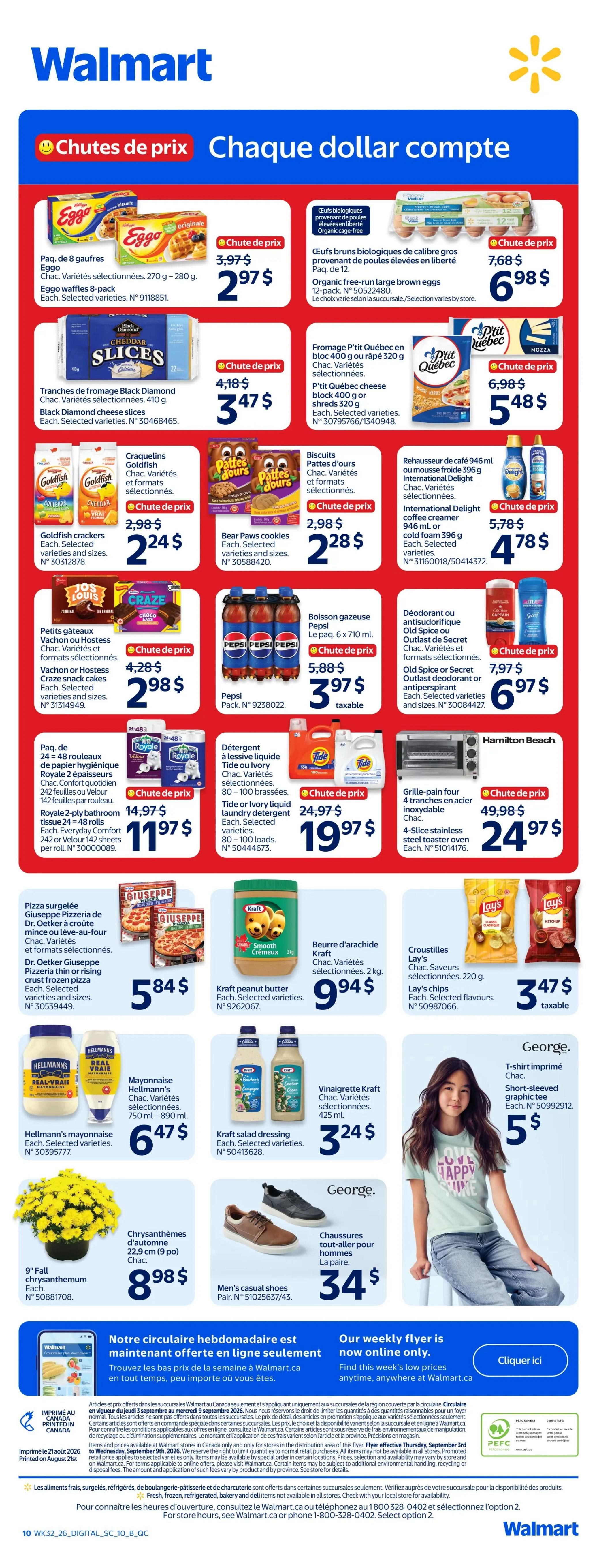Walmart (QC) Flyer September 3 to 9