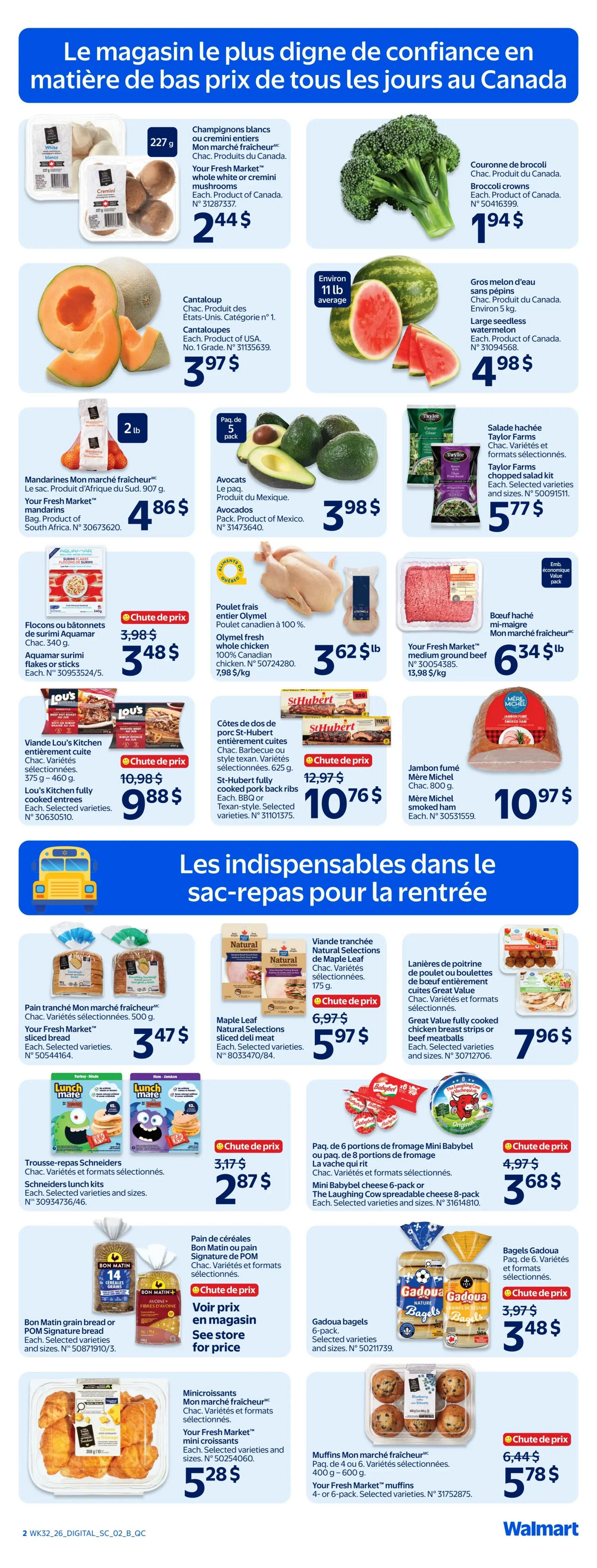 Walmart (QC) Flyer September 3 to 9