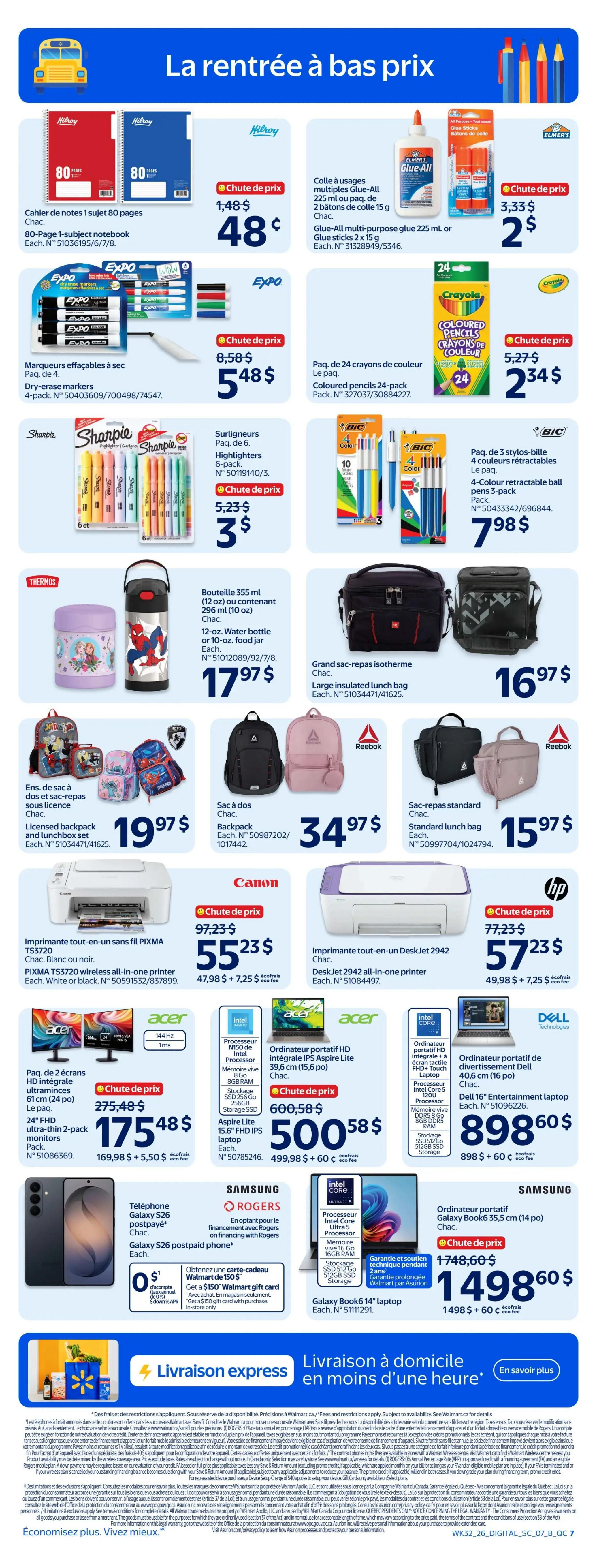 Walmart (QC) Flyer September 3 to 9