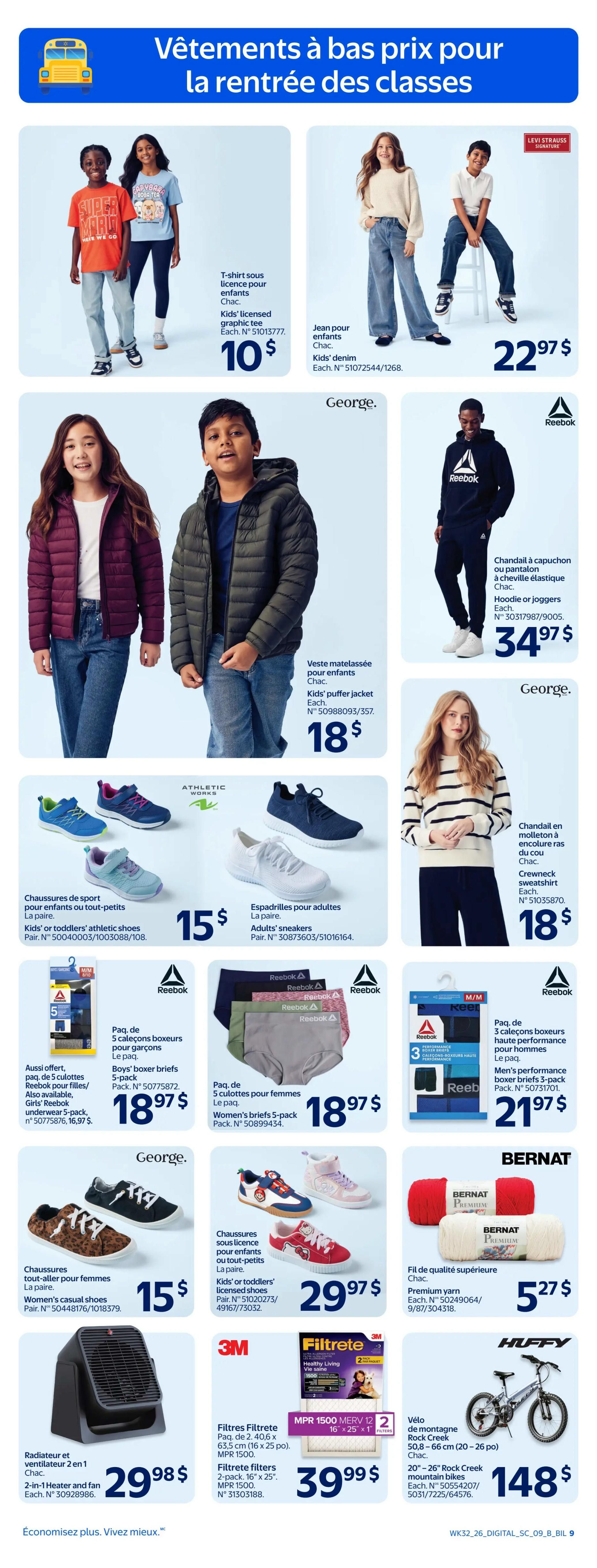 Walmart (QC) Flyer September 3 to 9