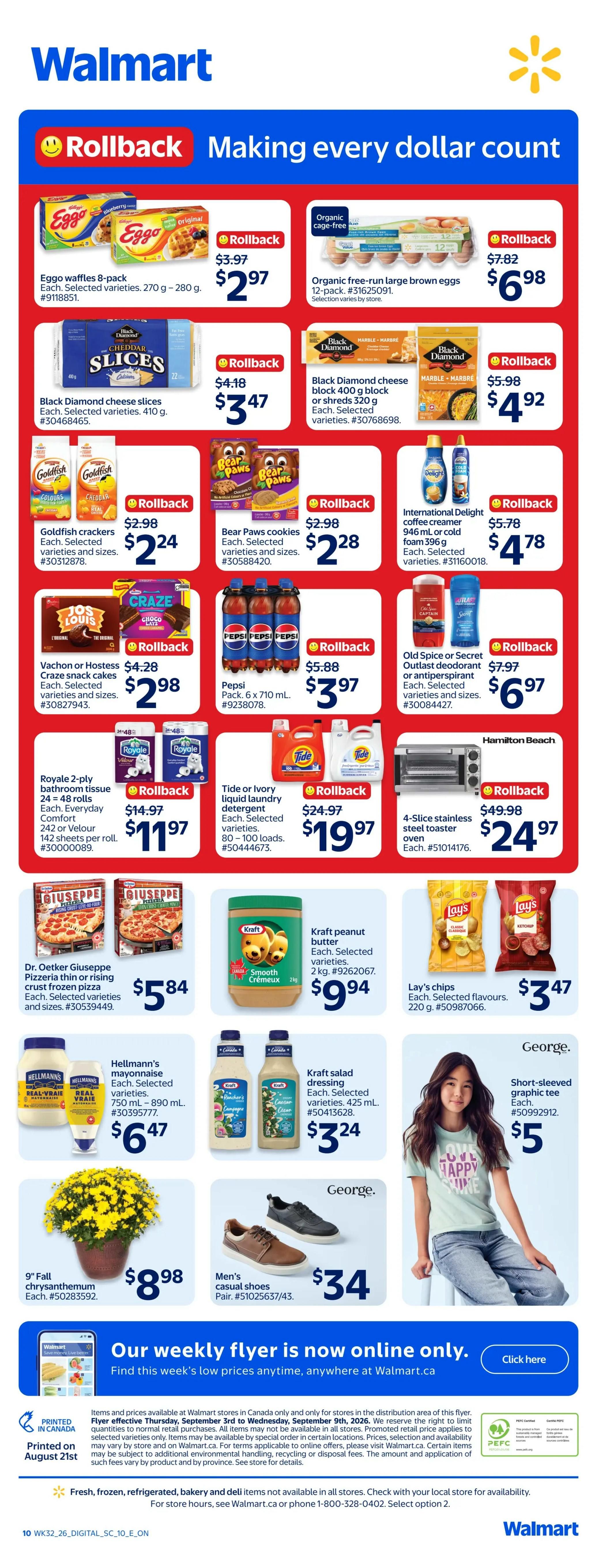 Walmart (ON) Flyer September 3 to 9