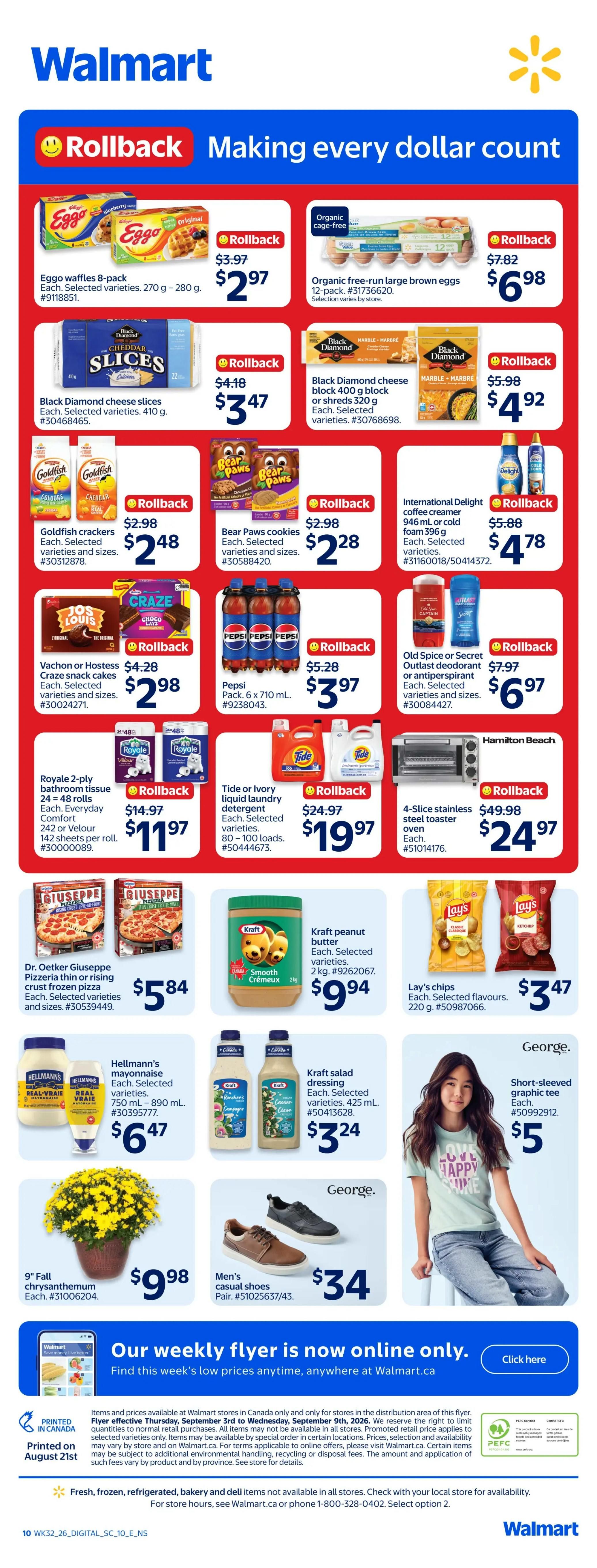 Walmart (Atlantic) Flyer September 3 to 9