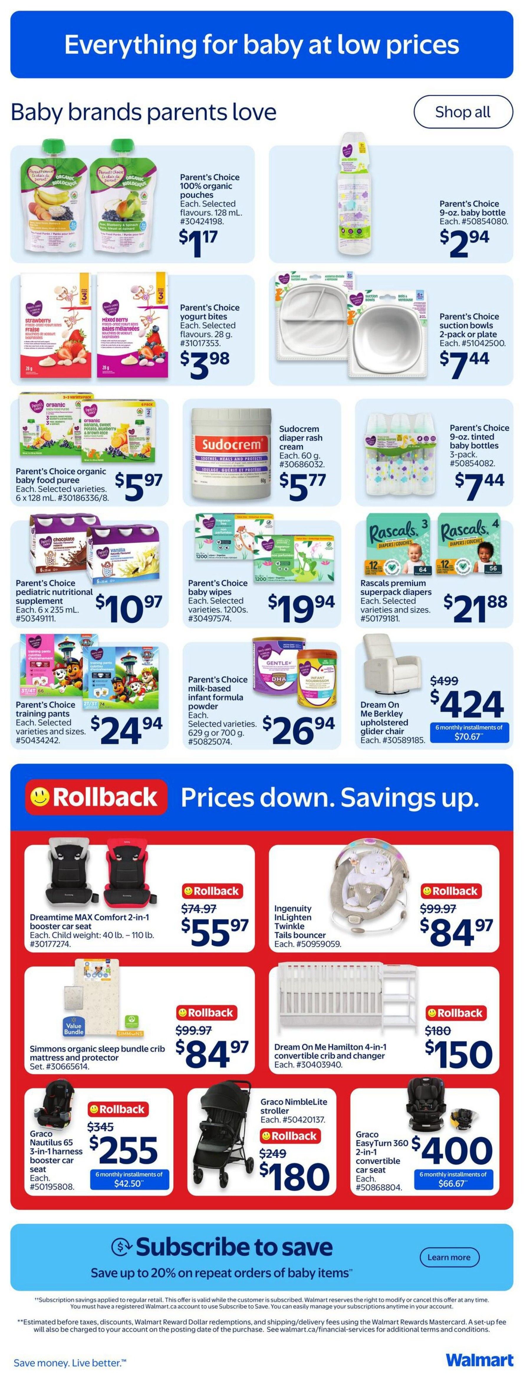 Walmart (Atlantic) Flyer September 3 to 9