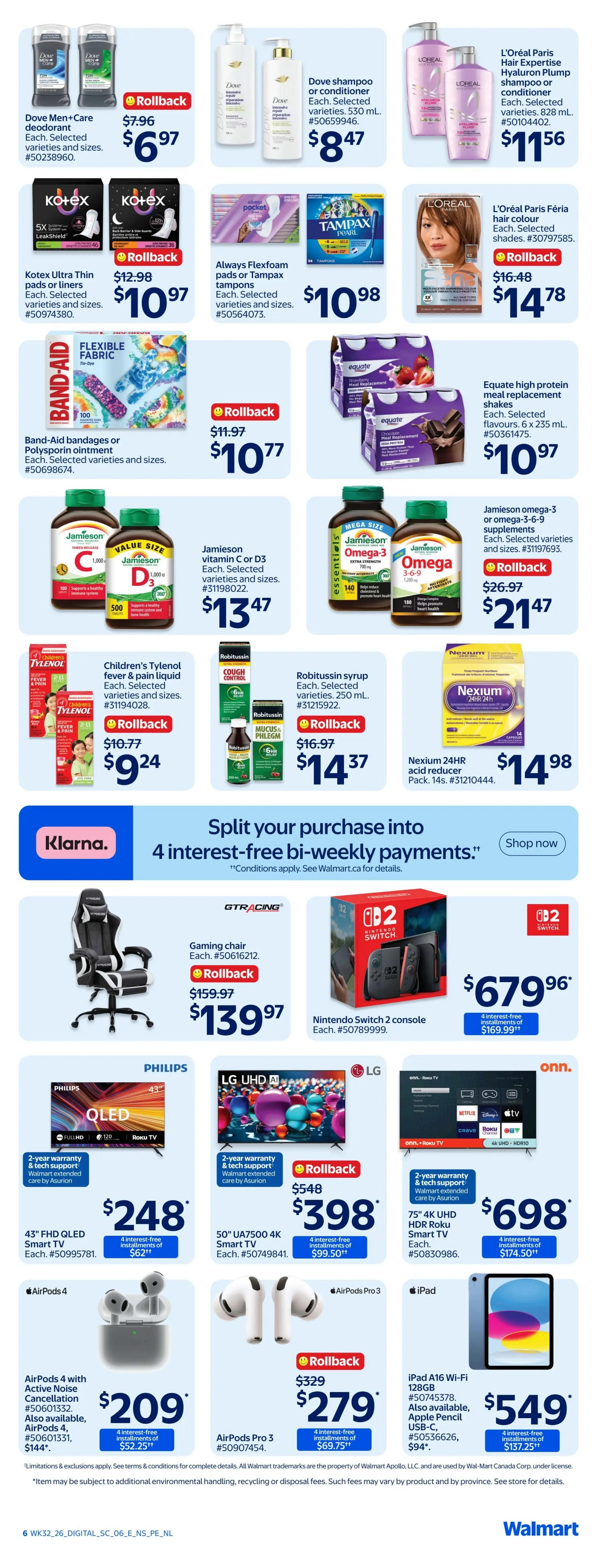 Walmart (Atlantic) Flyer September 3 to 9