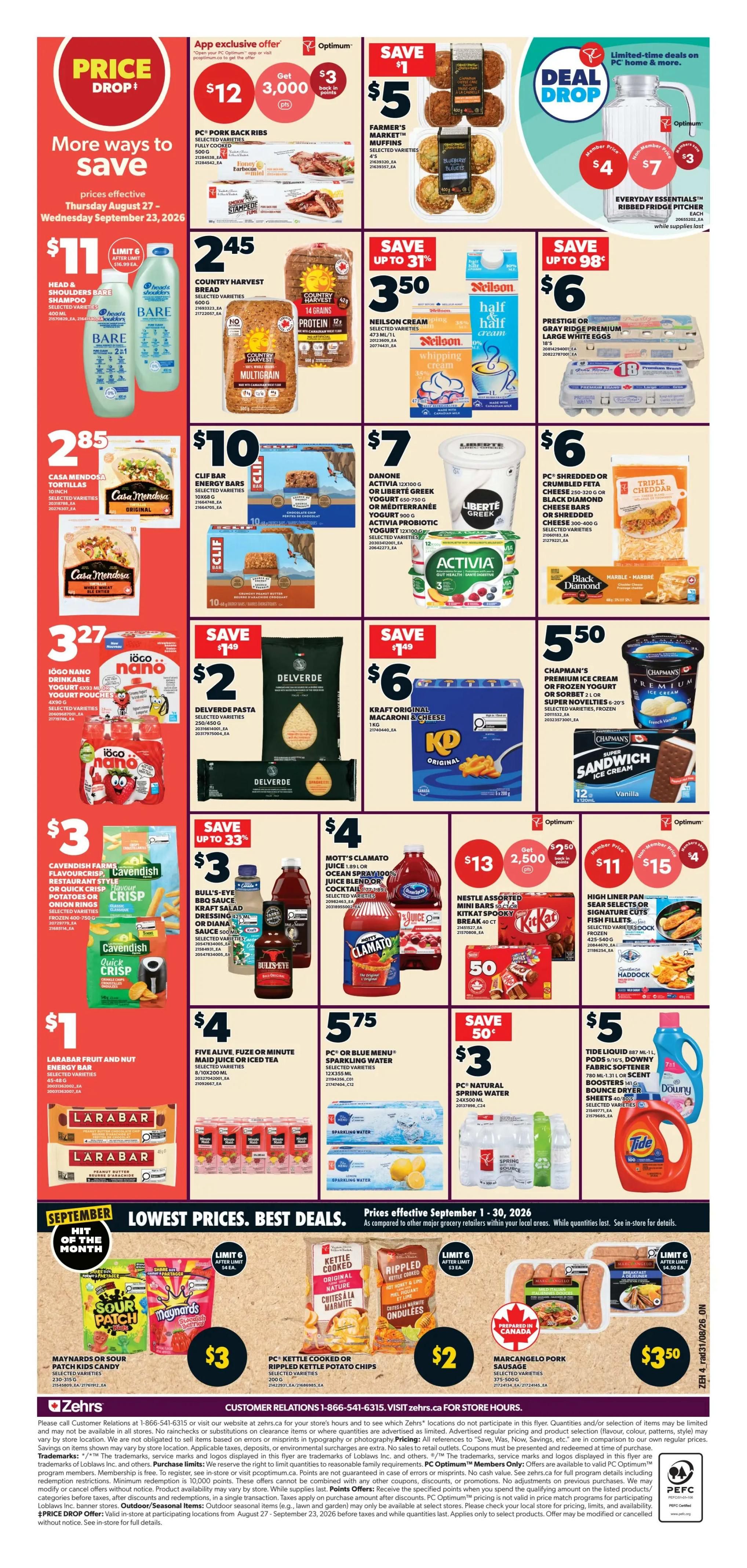 Zehrs Flyer September 3 to 9