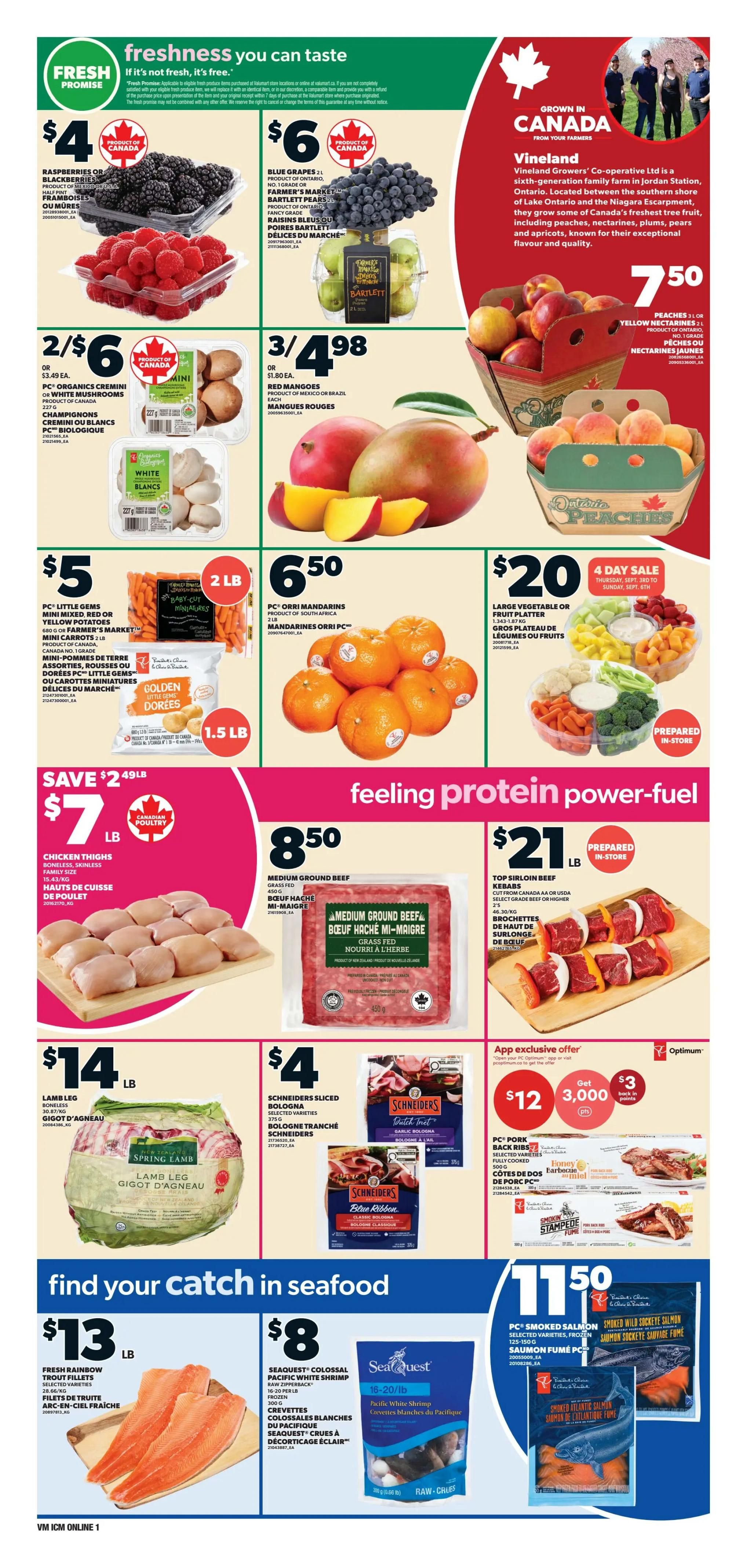 Valu-mart Flyer September 3 to 9