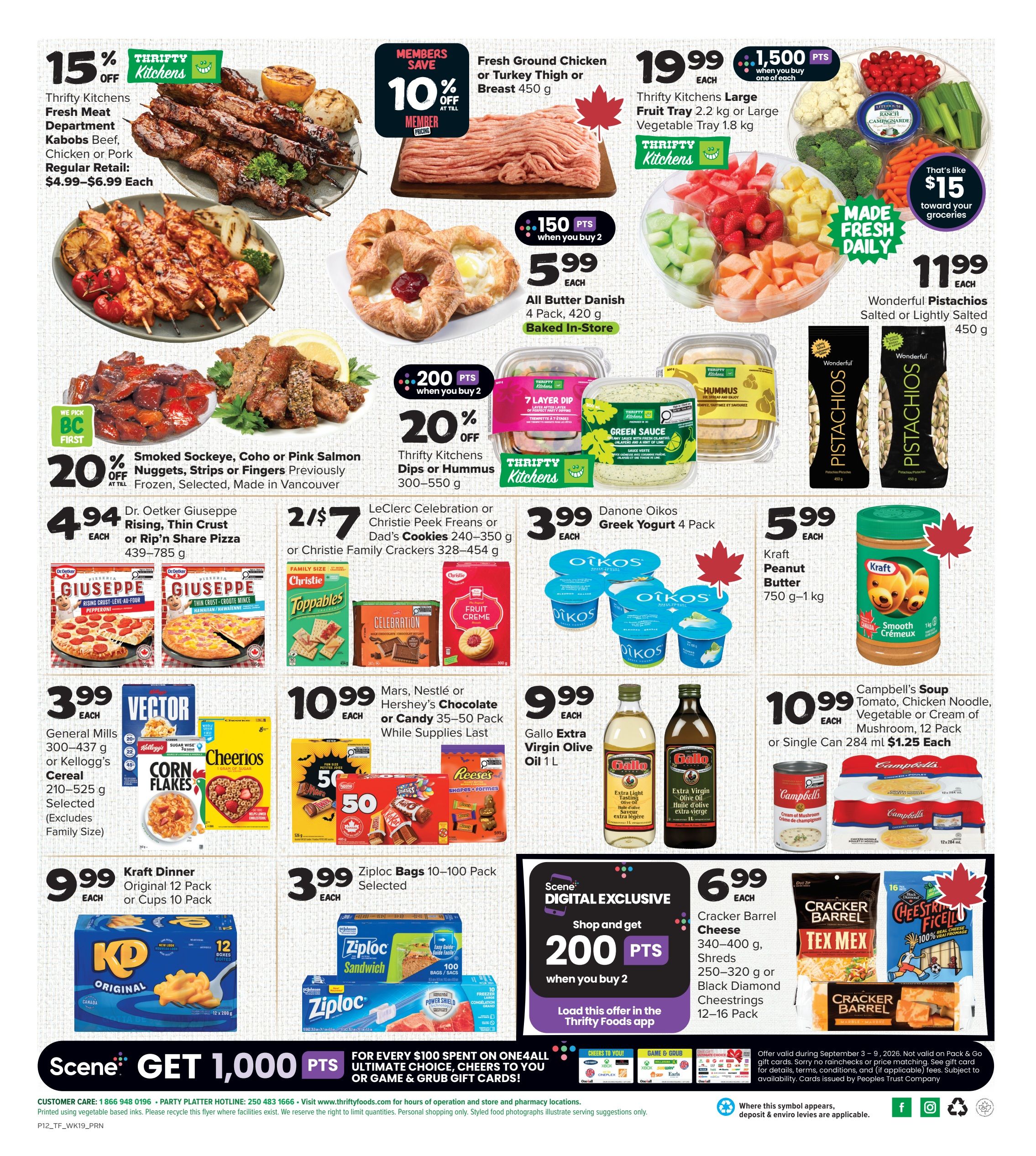 Thrifty Foods Flyer September 3 to 9