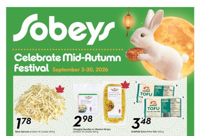 Sobeys (ON) Mid-Autumn Festival Flyer September 3 to 30