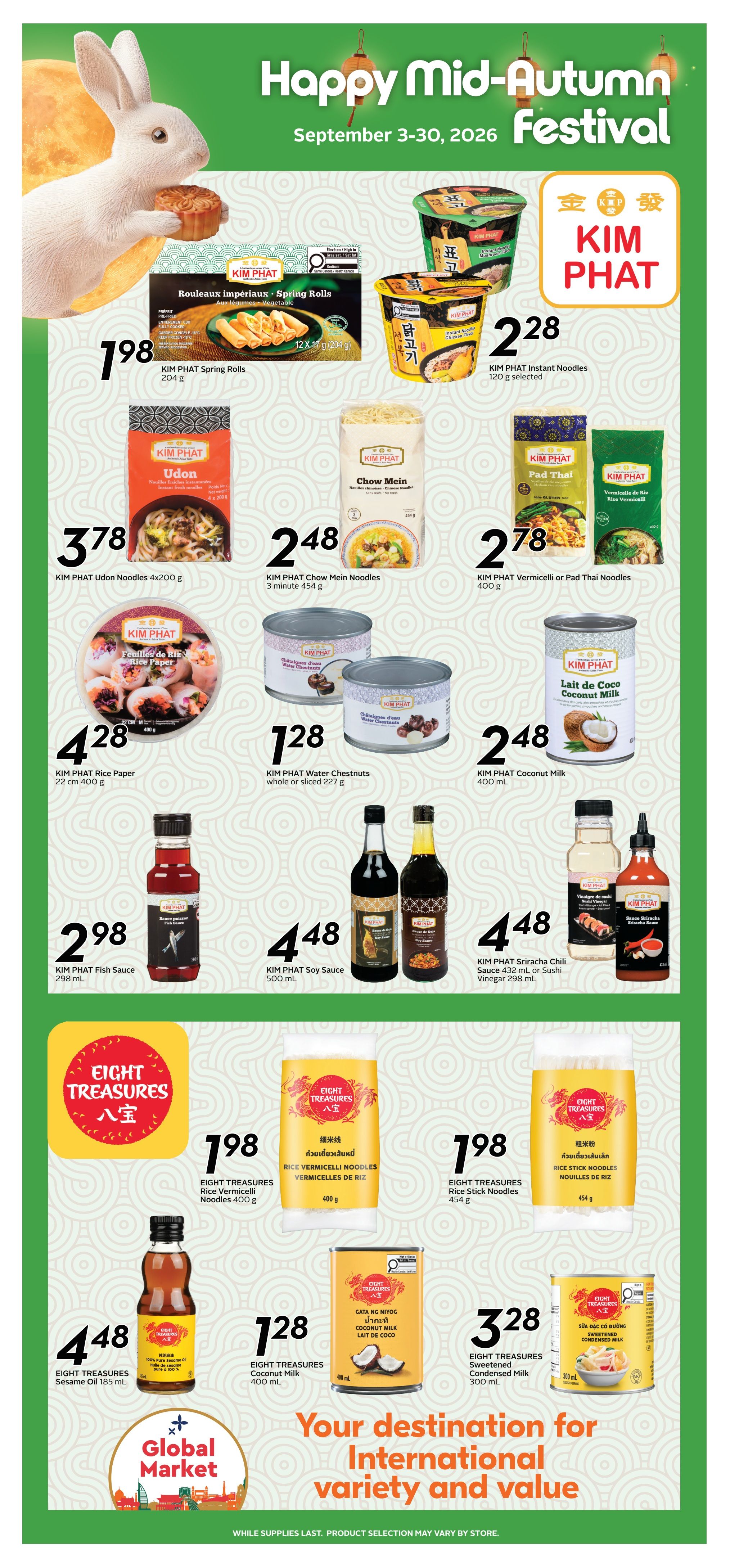 Sobeys (ON) Mid-Autumn Festival Flyer September 3 to 30