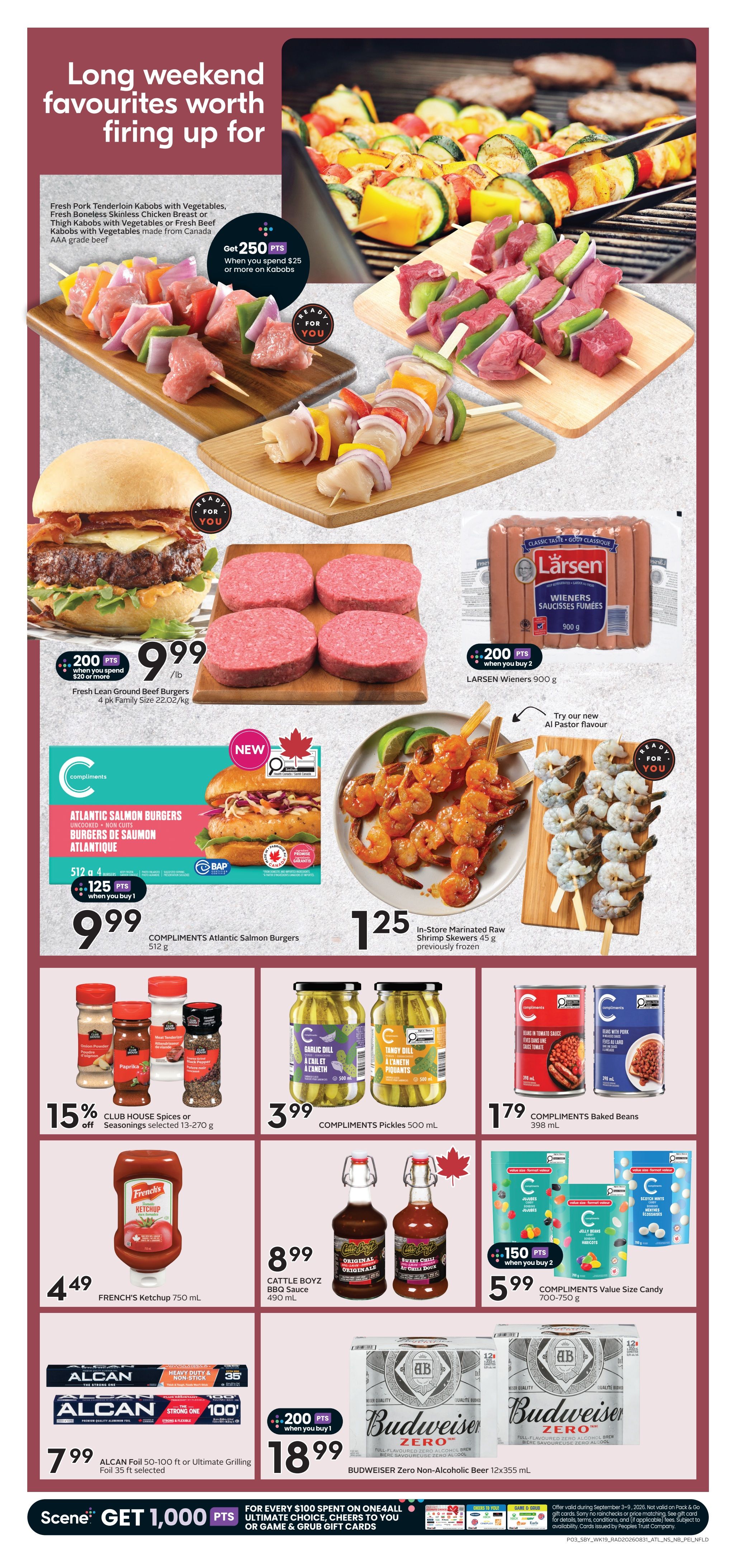 Sobeys (Atlantic) Flyer September 3 to 9
