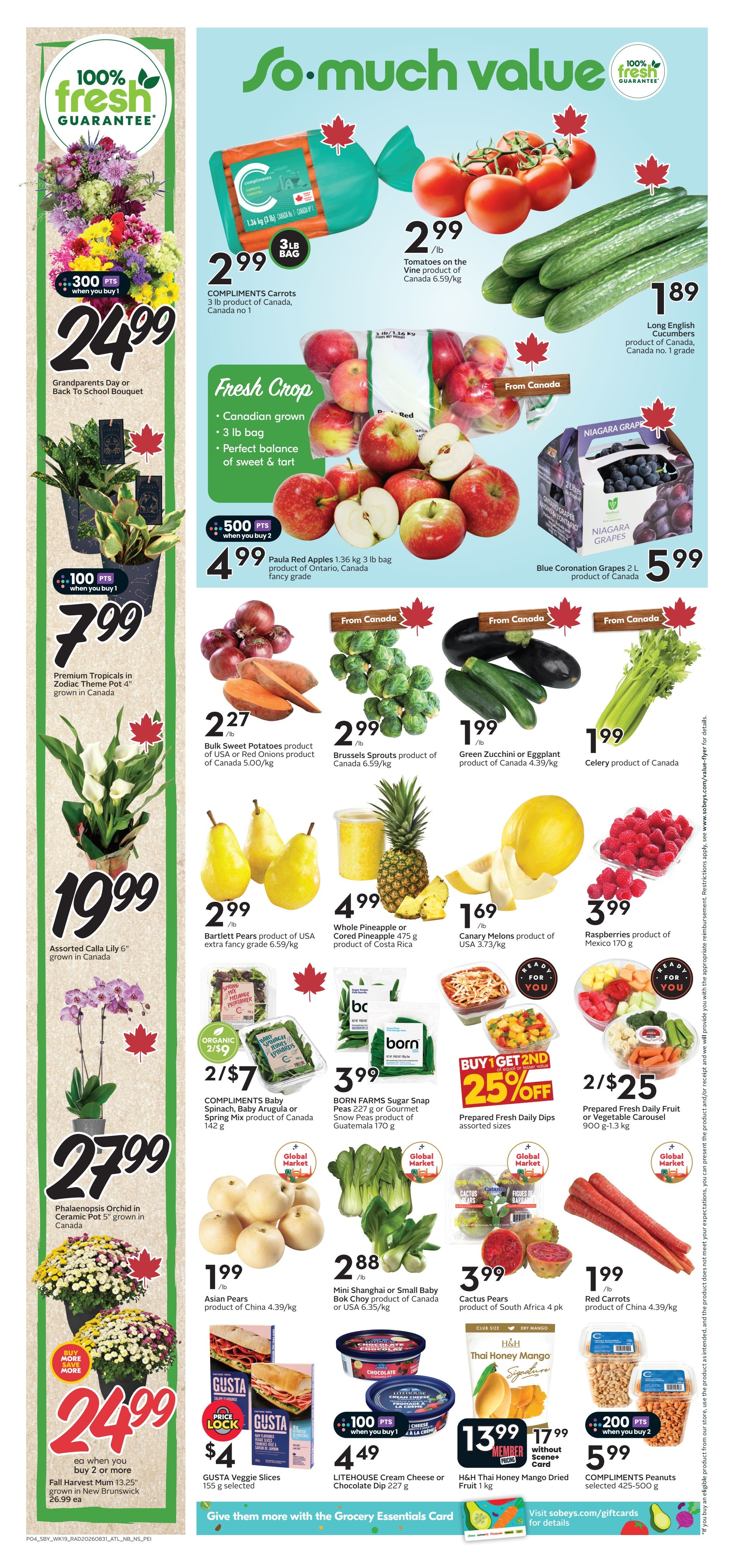 Sobeys (Atlantic) Flyer September 3 to 9