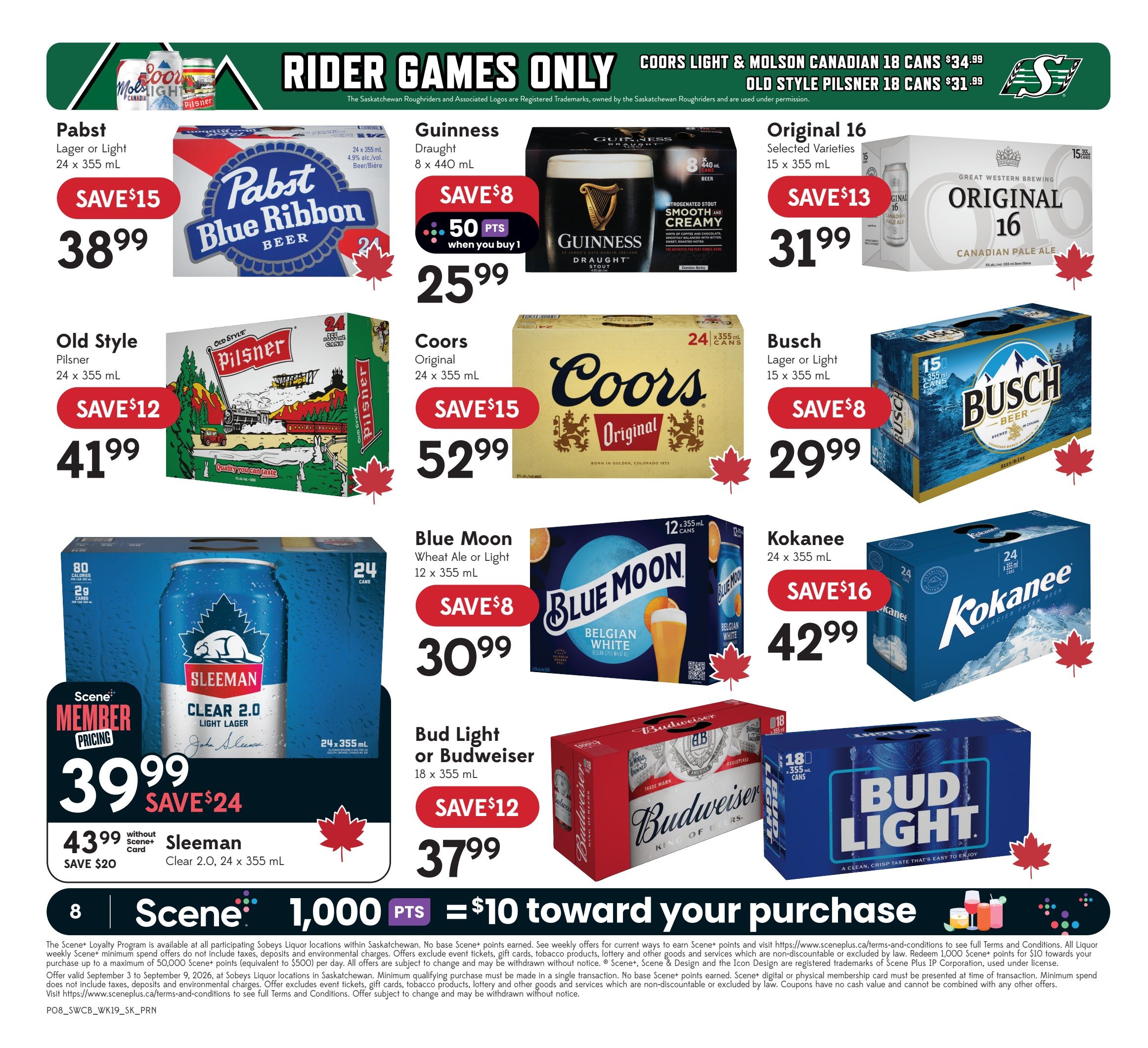 Sobeys (SK) SWCB Flyer September 3 to 9
