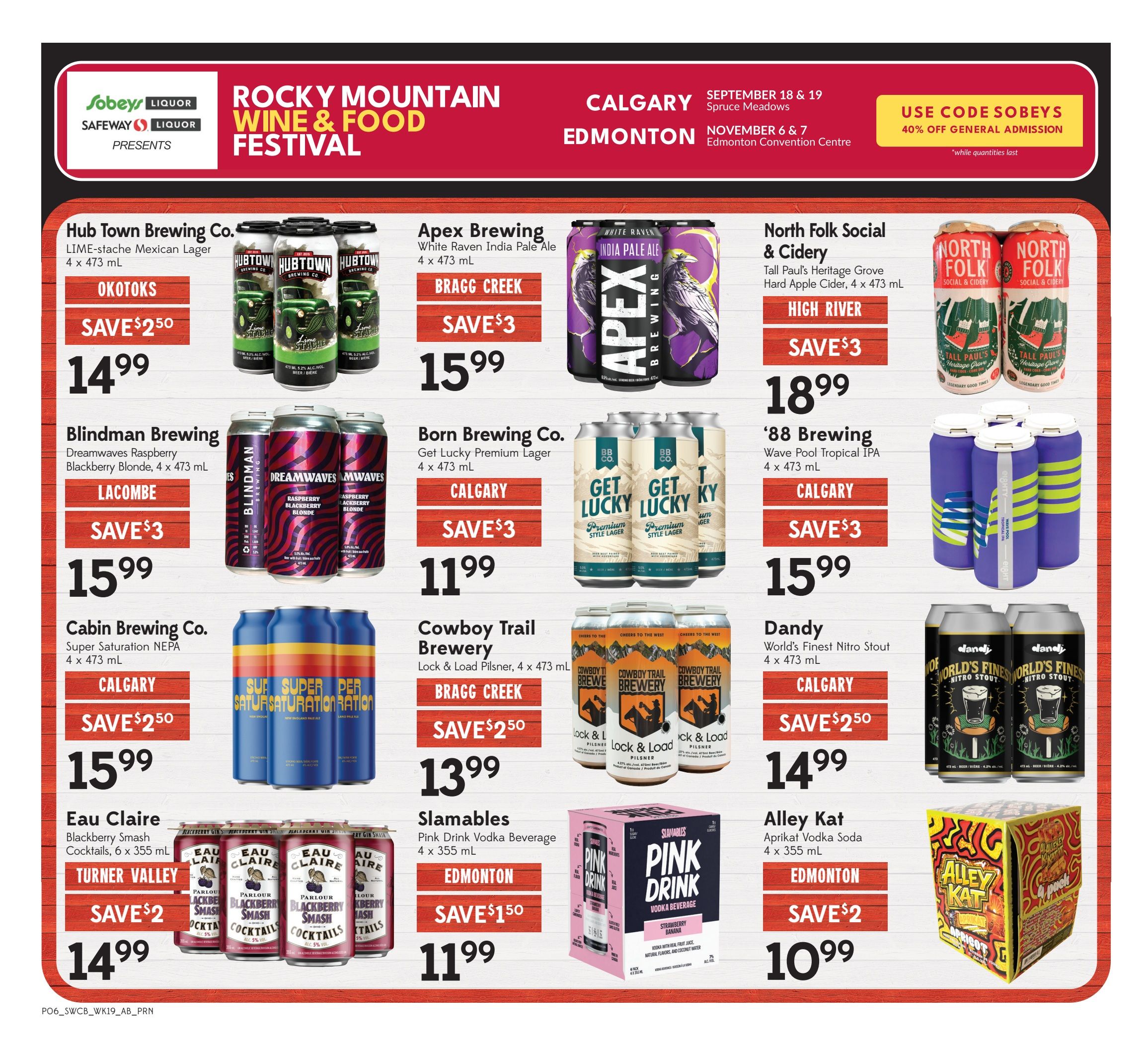Sobeys/Safeway (AB) SWCB Flyer September 3 to 9