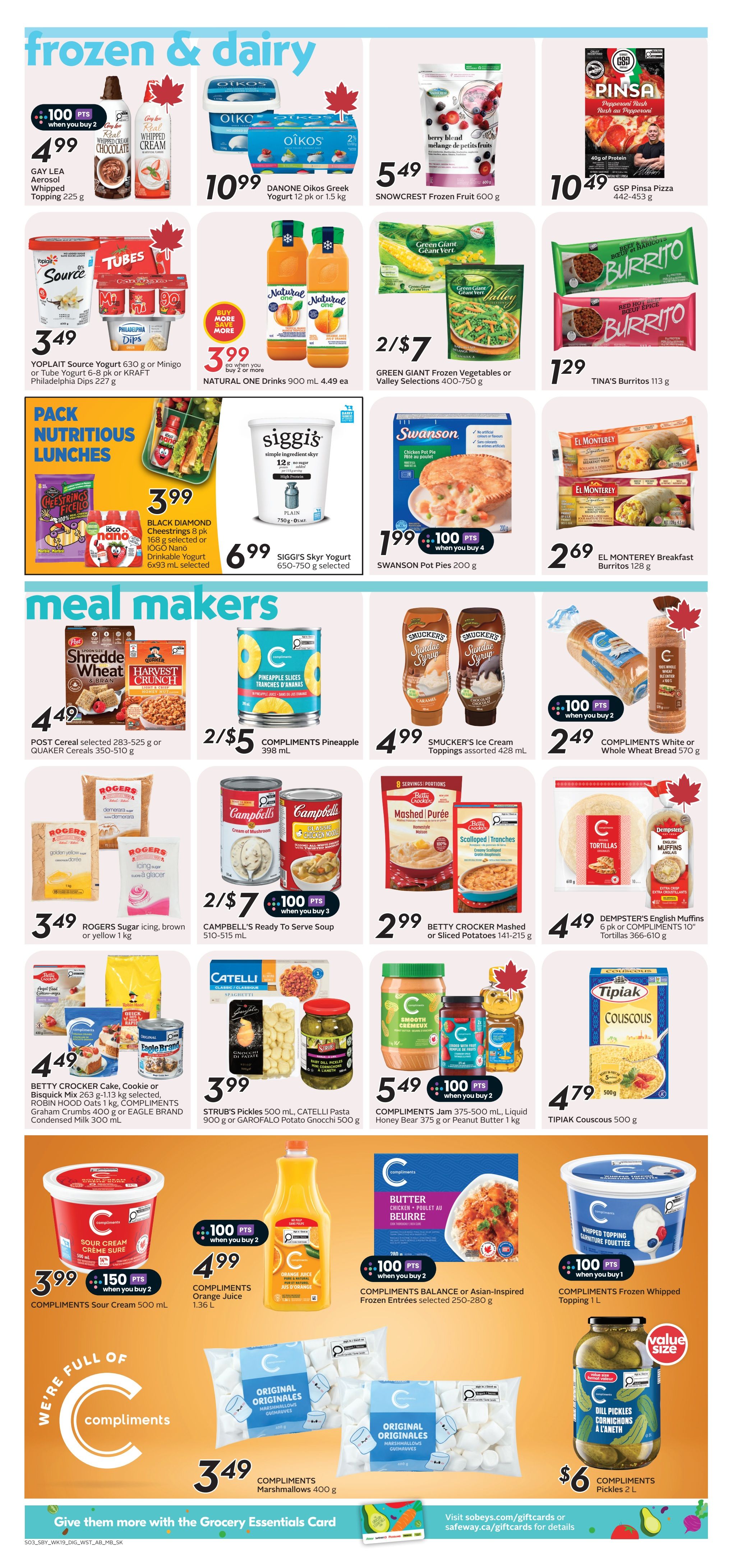 Sobeys/Safeway (AB, SK, MB) Flyer September 3 to 9