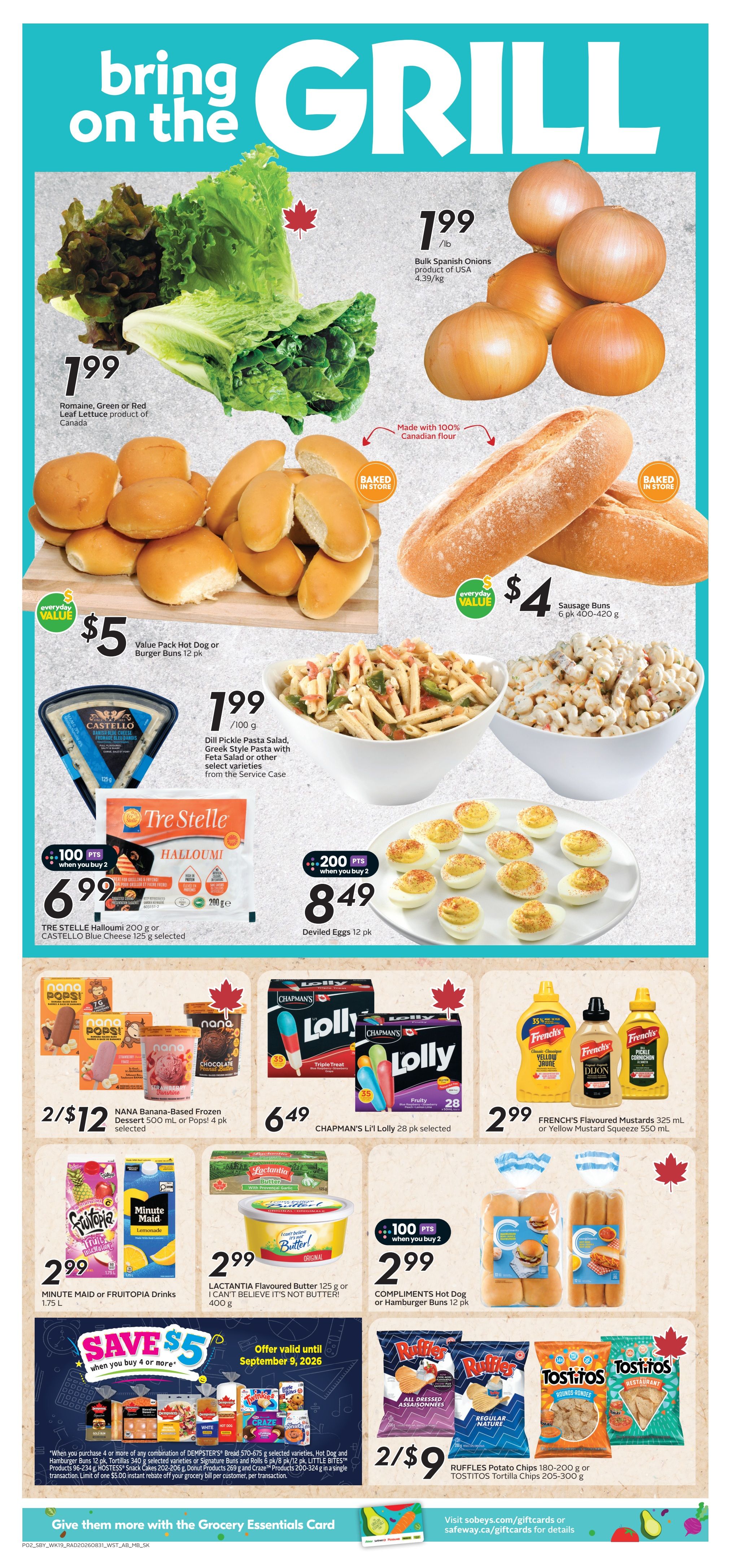 Sobeys/Safeway (AB, SK, MB) Flyer September 3 to 9