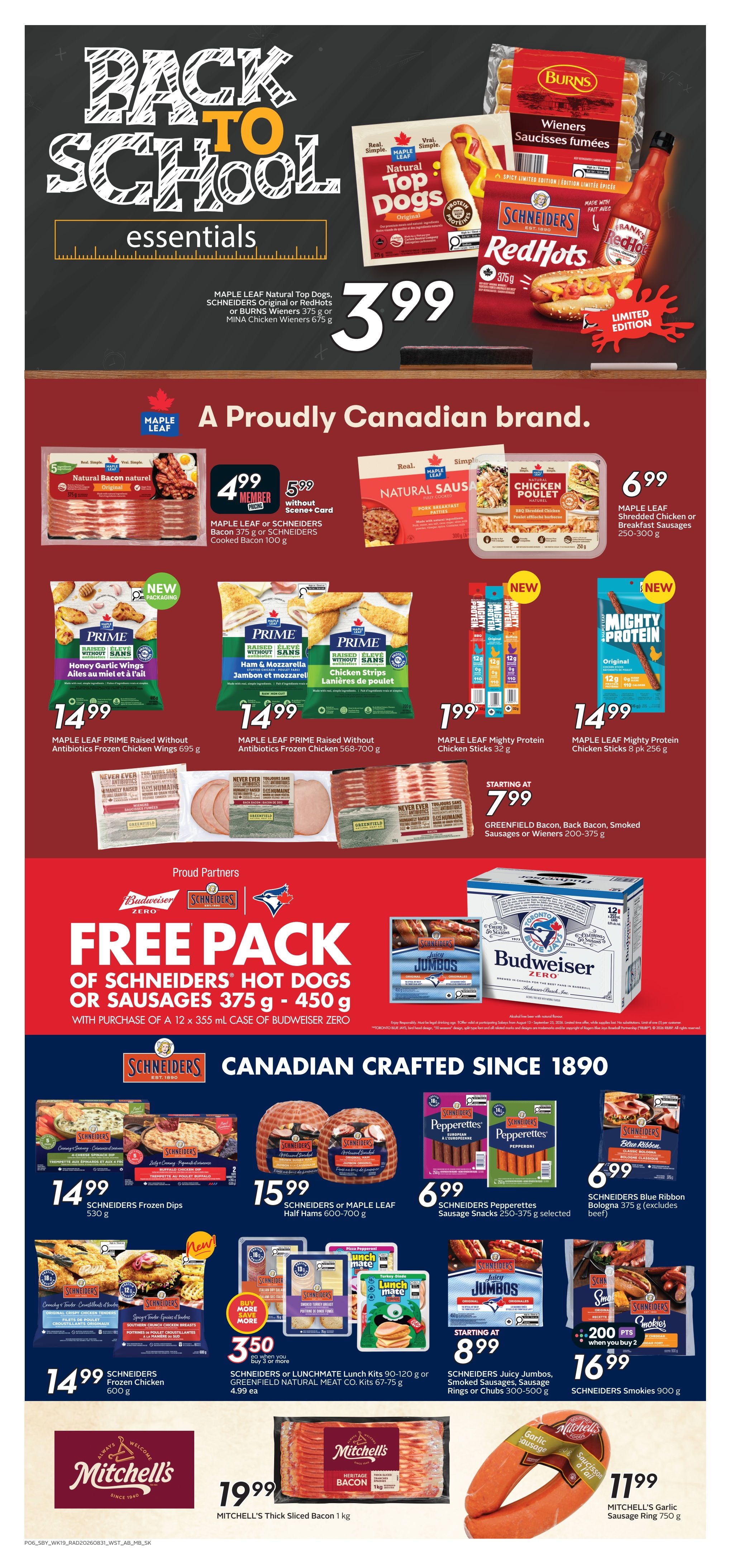 Sobeys/Safeway (AB, SK, MB) Flyer September 3 to 9