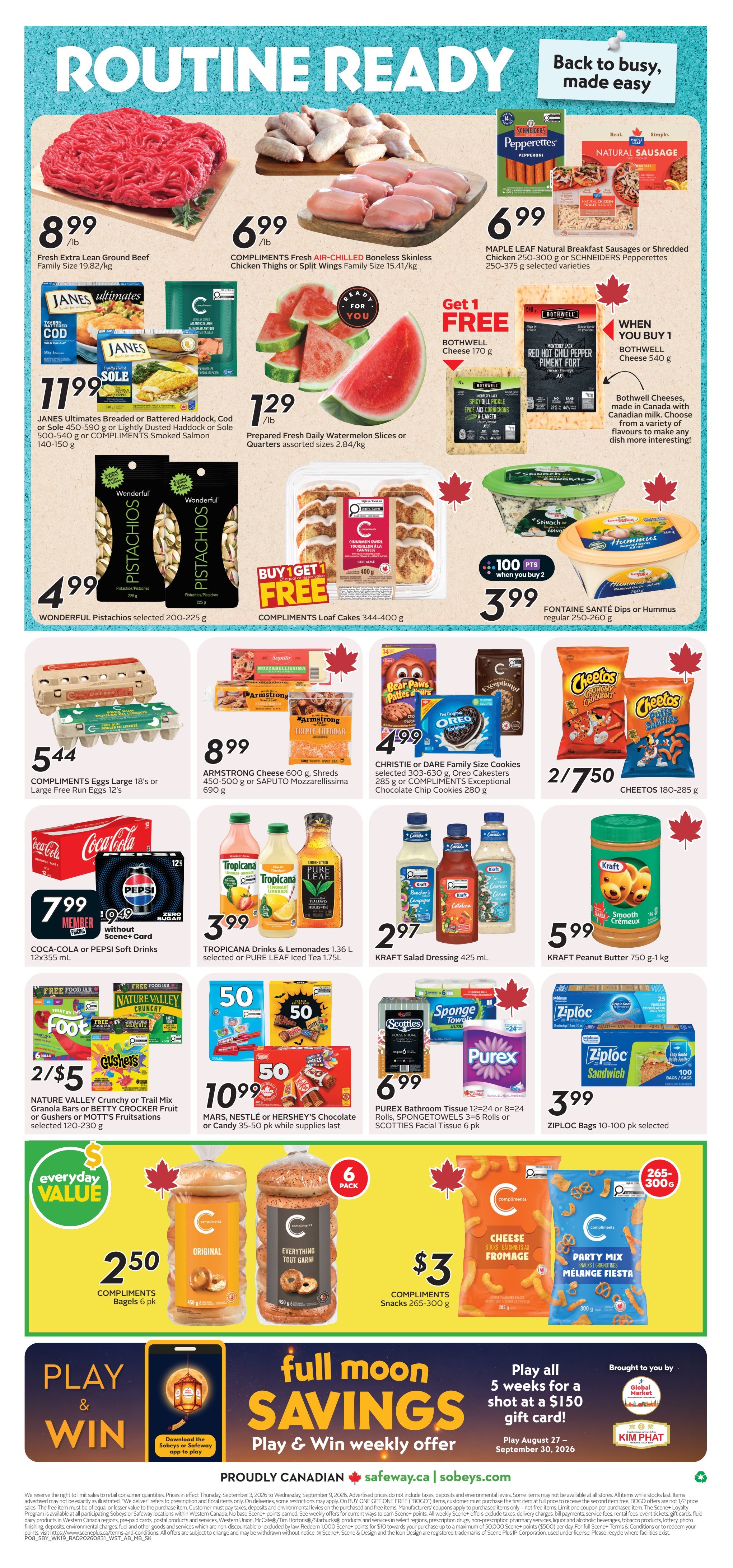 Sobeys/Safeway (AB, SK, MB) Flyer September 3 to 9