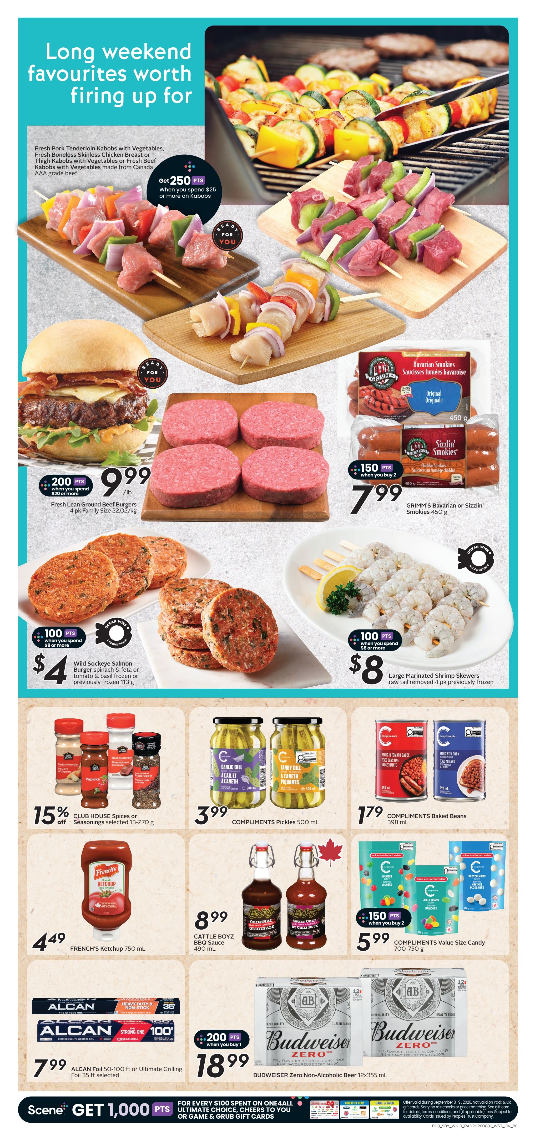 Safeway (BC) Flyer September 3 to 9