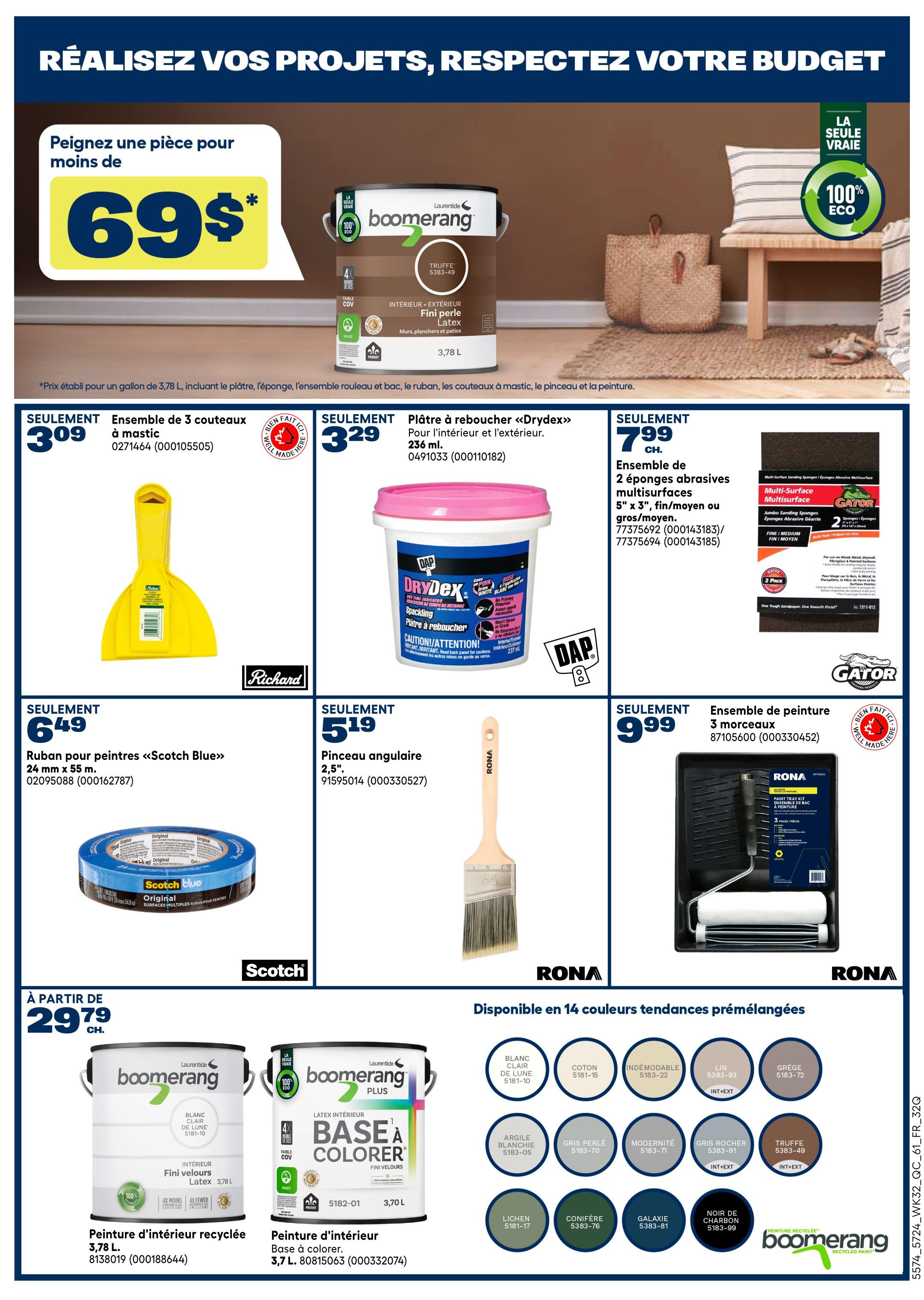 Rona & Rona+ (QC) Flyer September 3 to 9