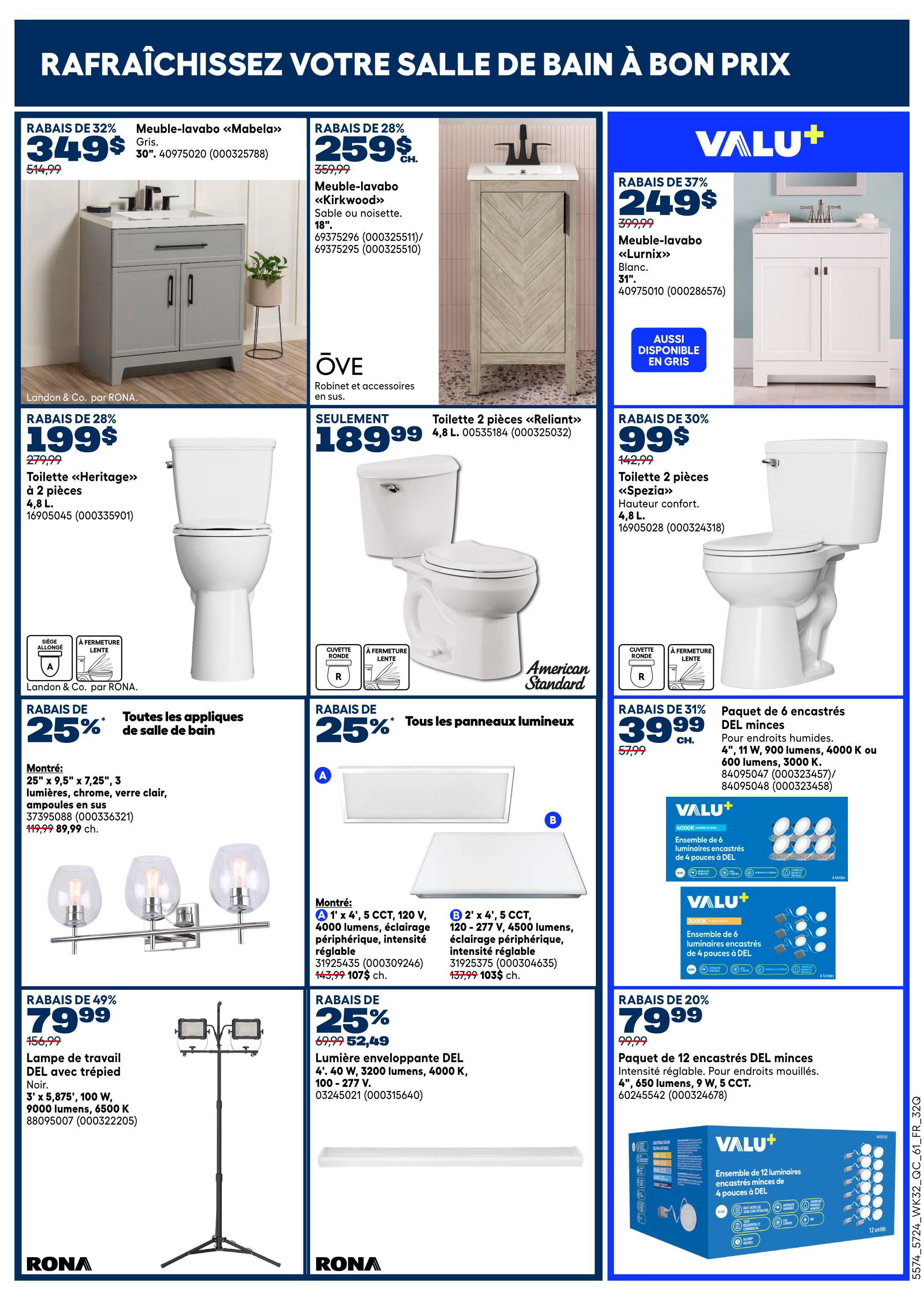 Rona & Rona+ (QC) Flyer September 3 to 9