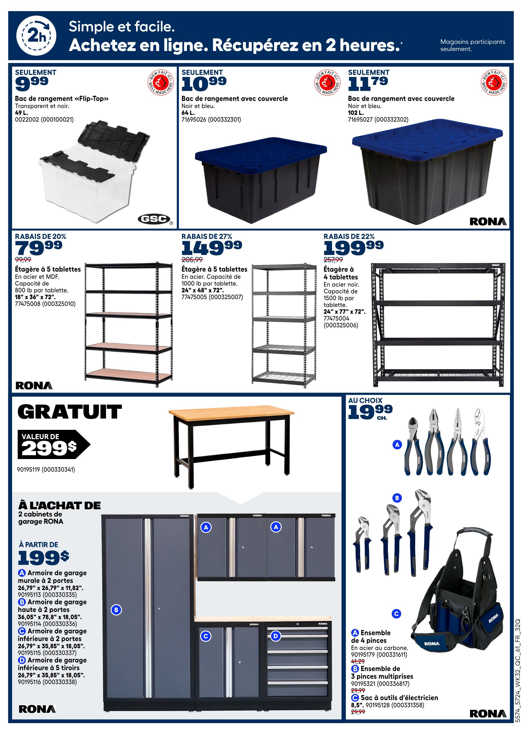 Rona & Rona+ (QC) Flyer September 3 to 9