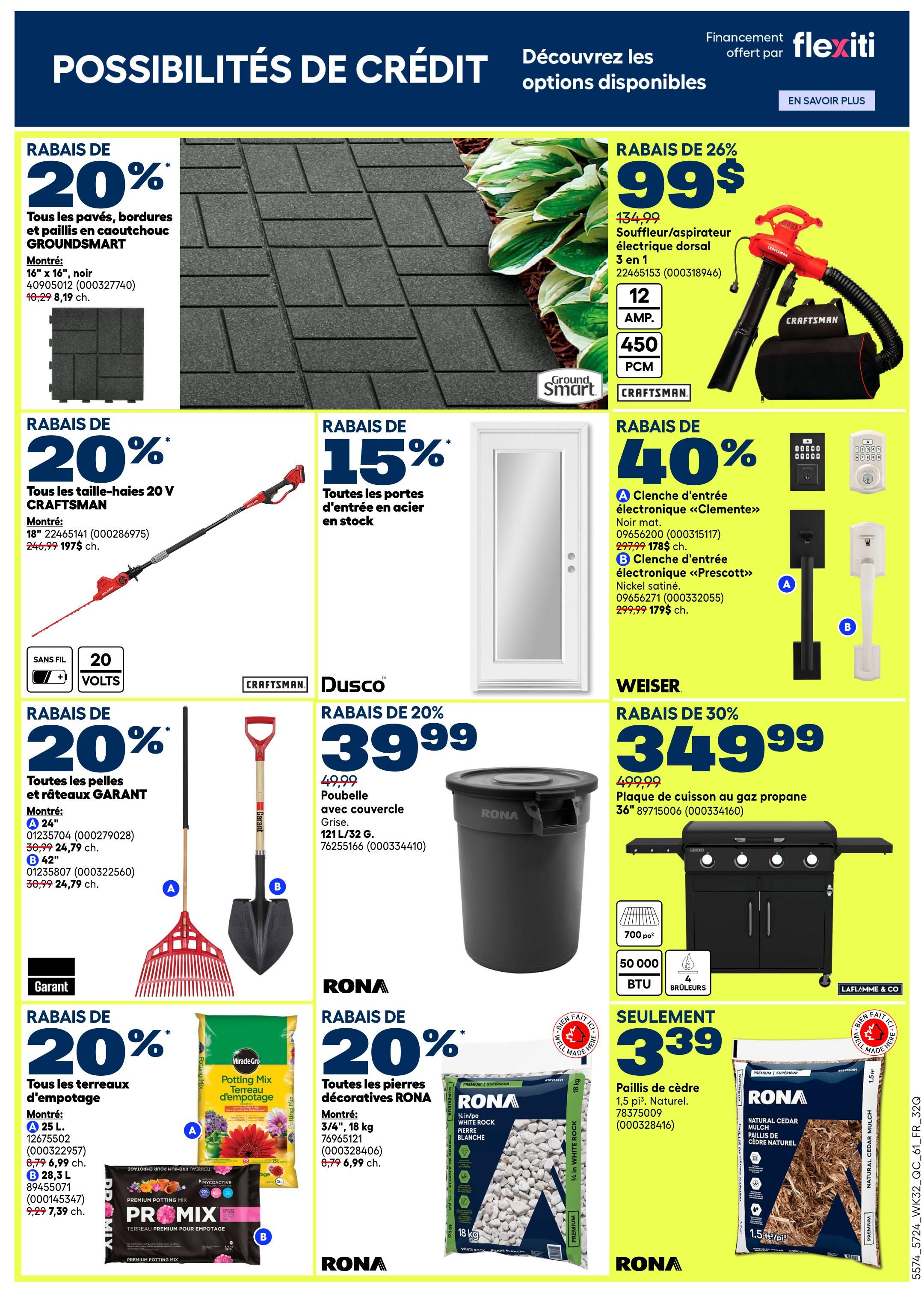 Rona & Rona+ (QC) Flyer September 3 to 9