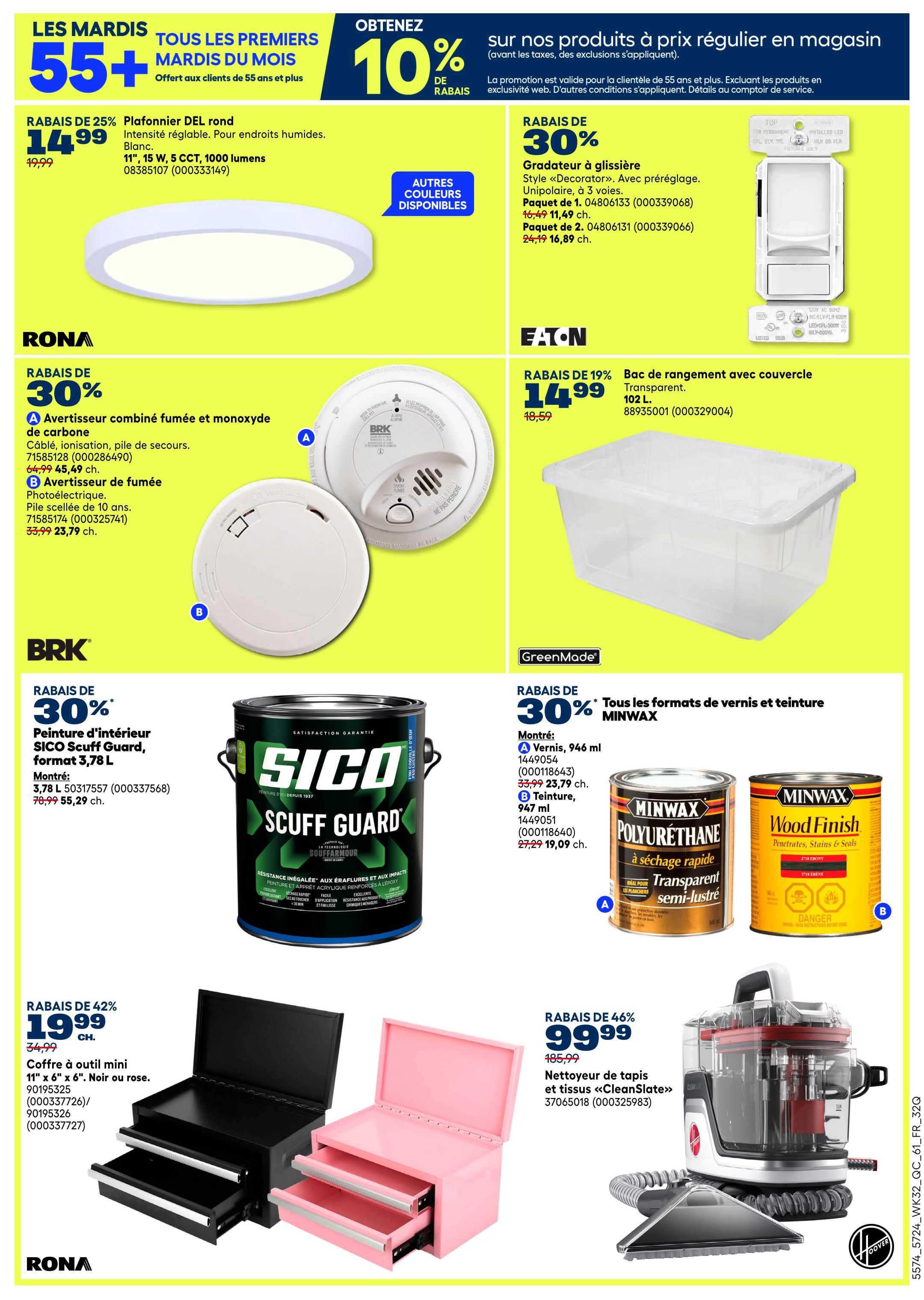 Rona & Rona+ (QC) Flyer September 3 to 9