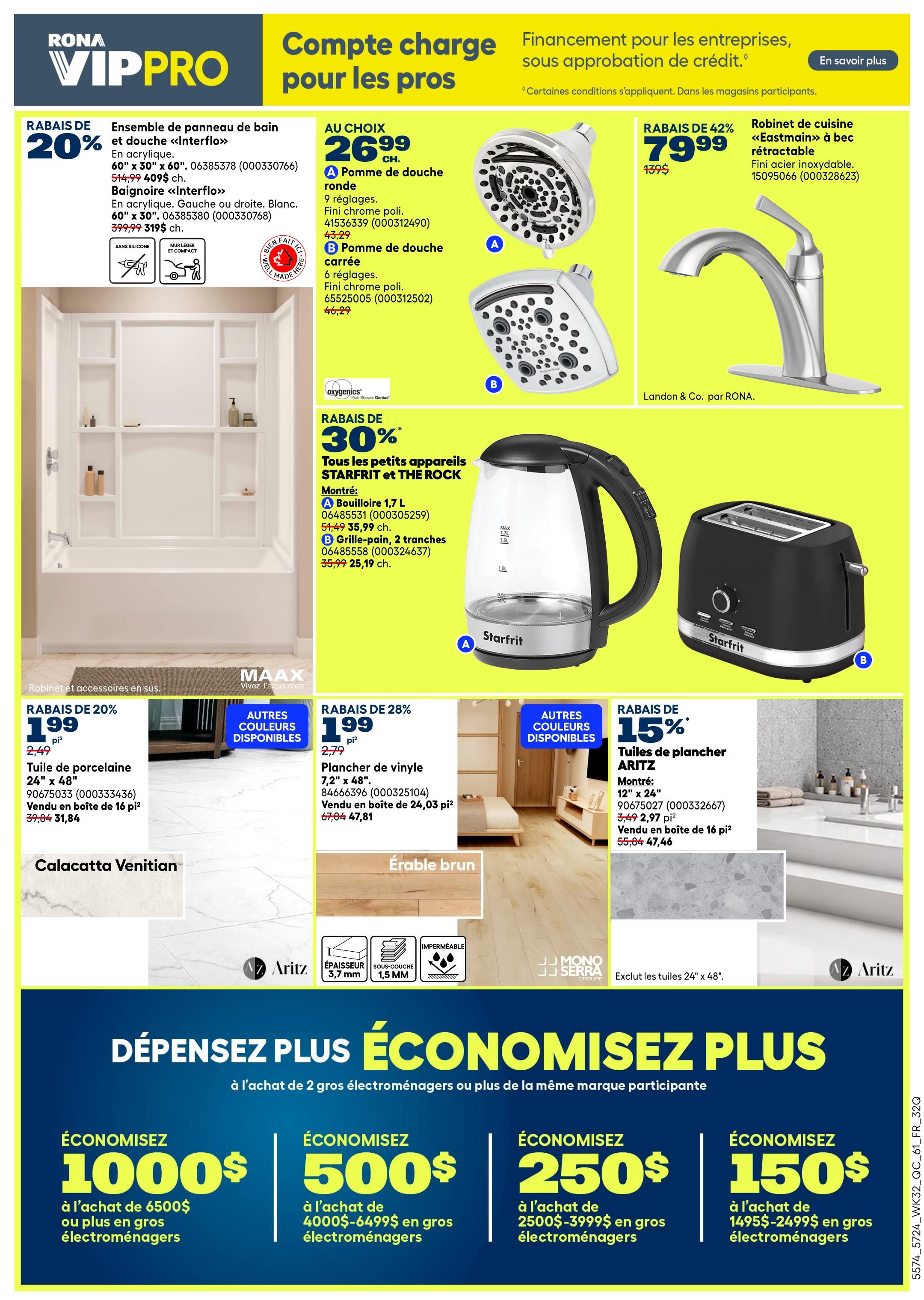Rona & Rona+ (QC) Flyer September 3 to 9