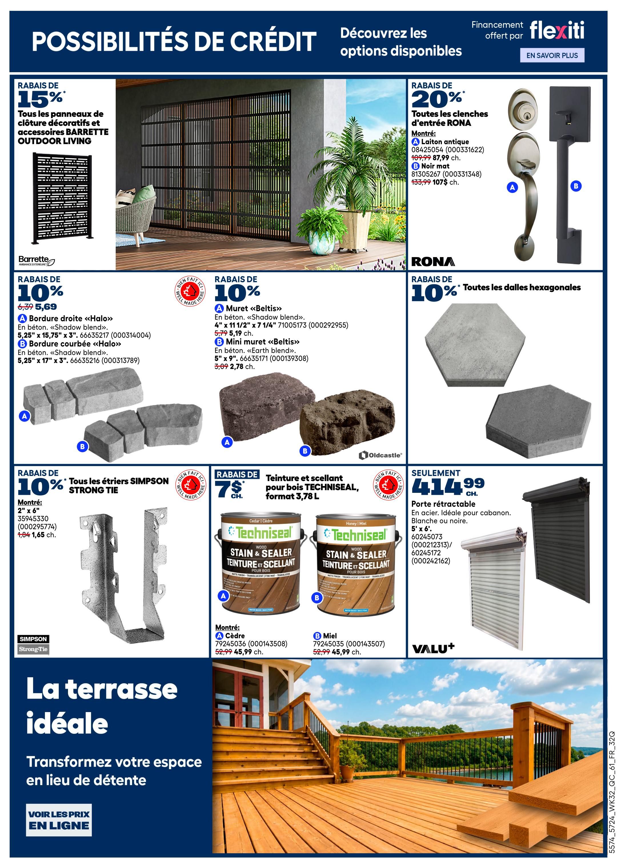 Rona & Rona+ (QC) Flyer September 3 to 9