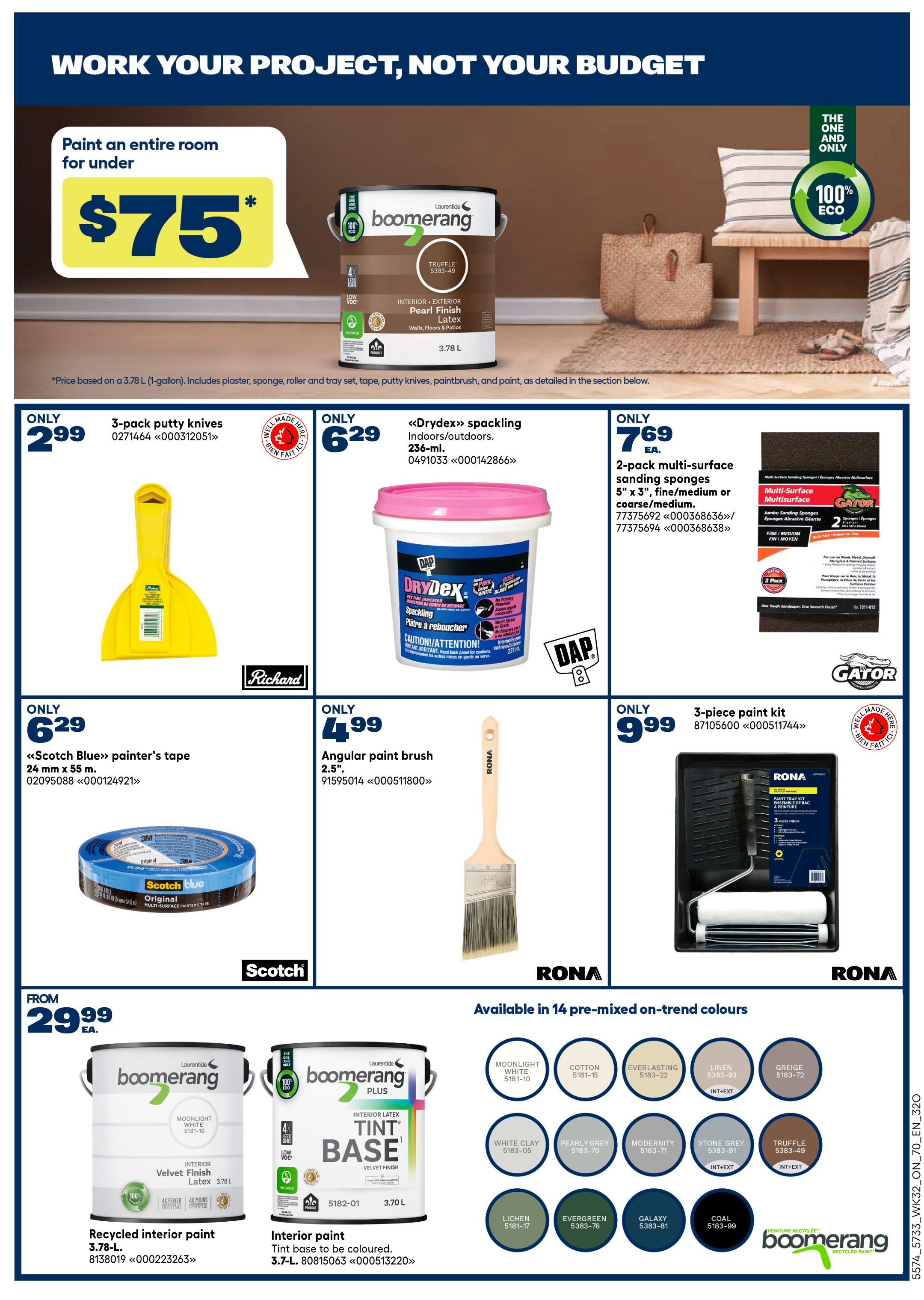 Rona & Rona+ (ON) Flyer September 3 to 9