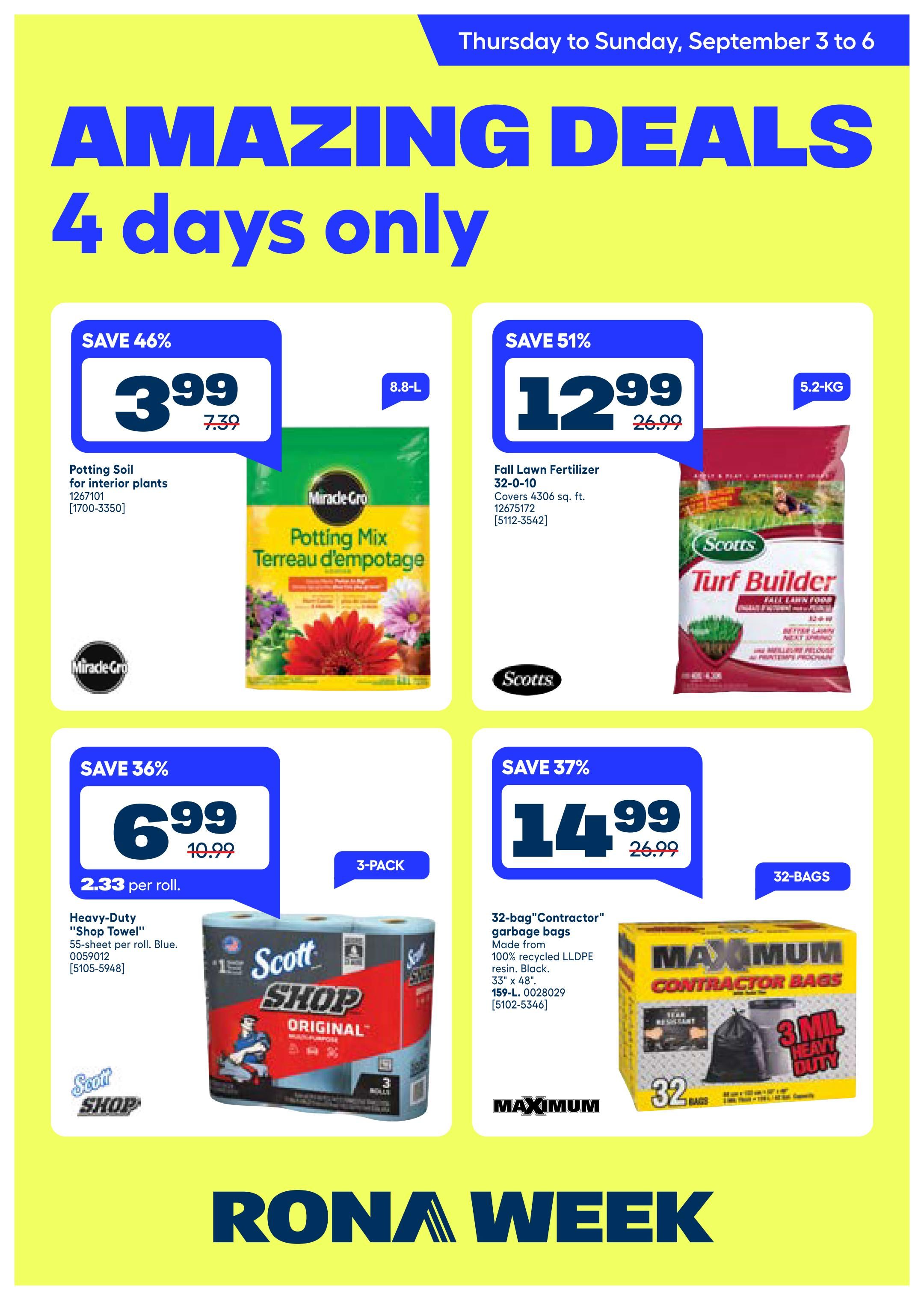 Rona & Rona+ (BC) Flyer September 3 to 9