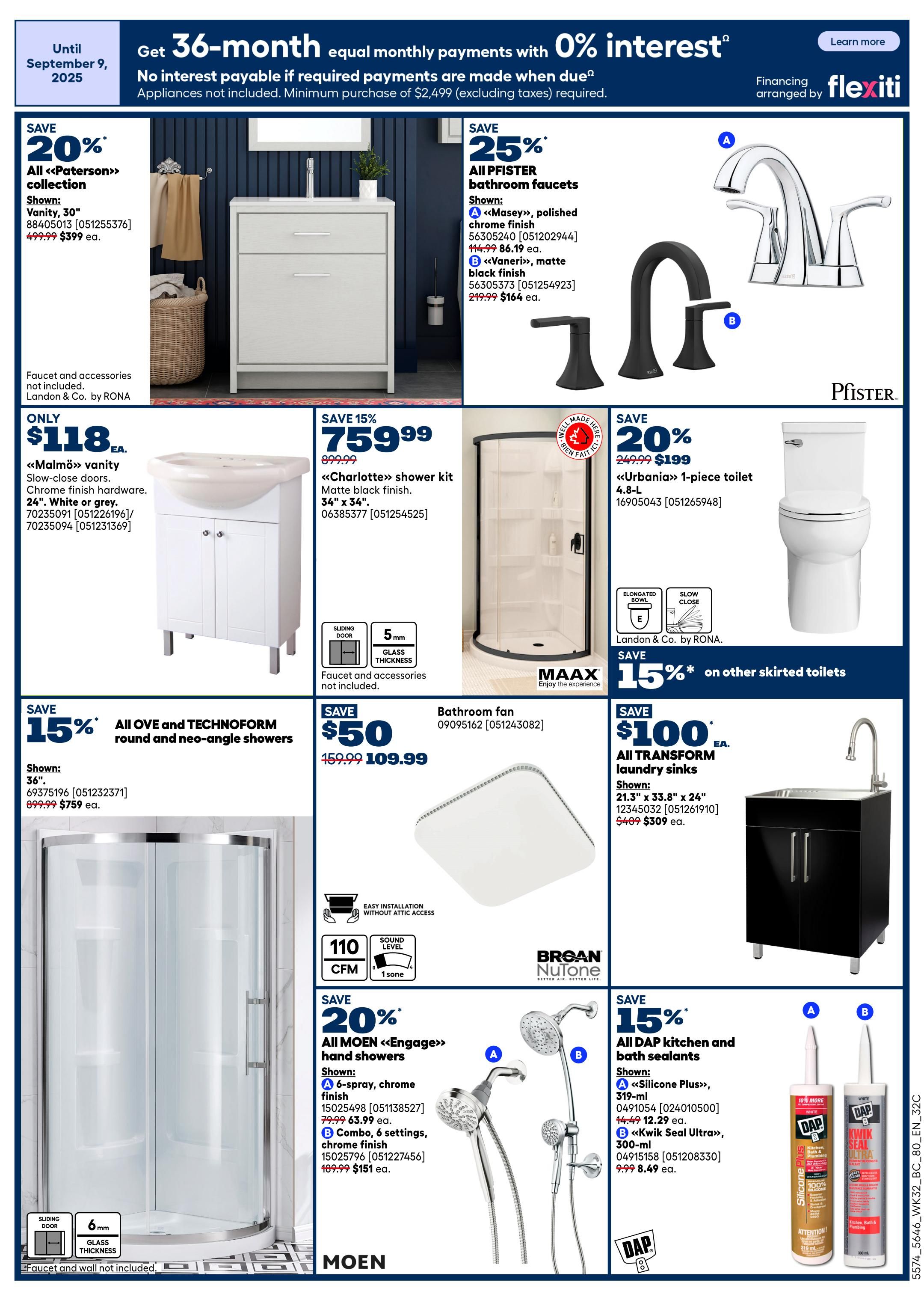 Rona & Rona+ (BC) Flyer September 3 to 9