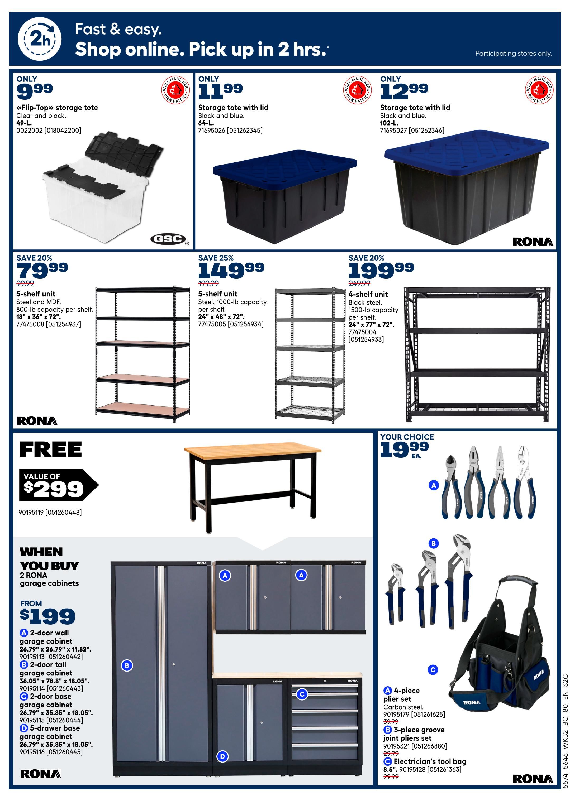 Rona & Rona+ (BC) Flyer September 3 to 9