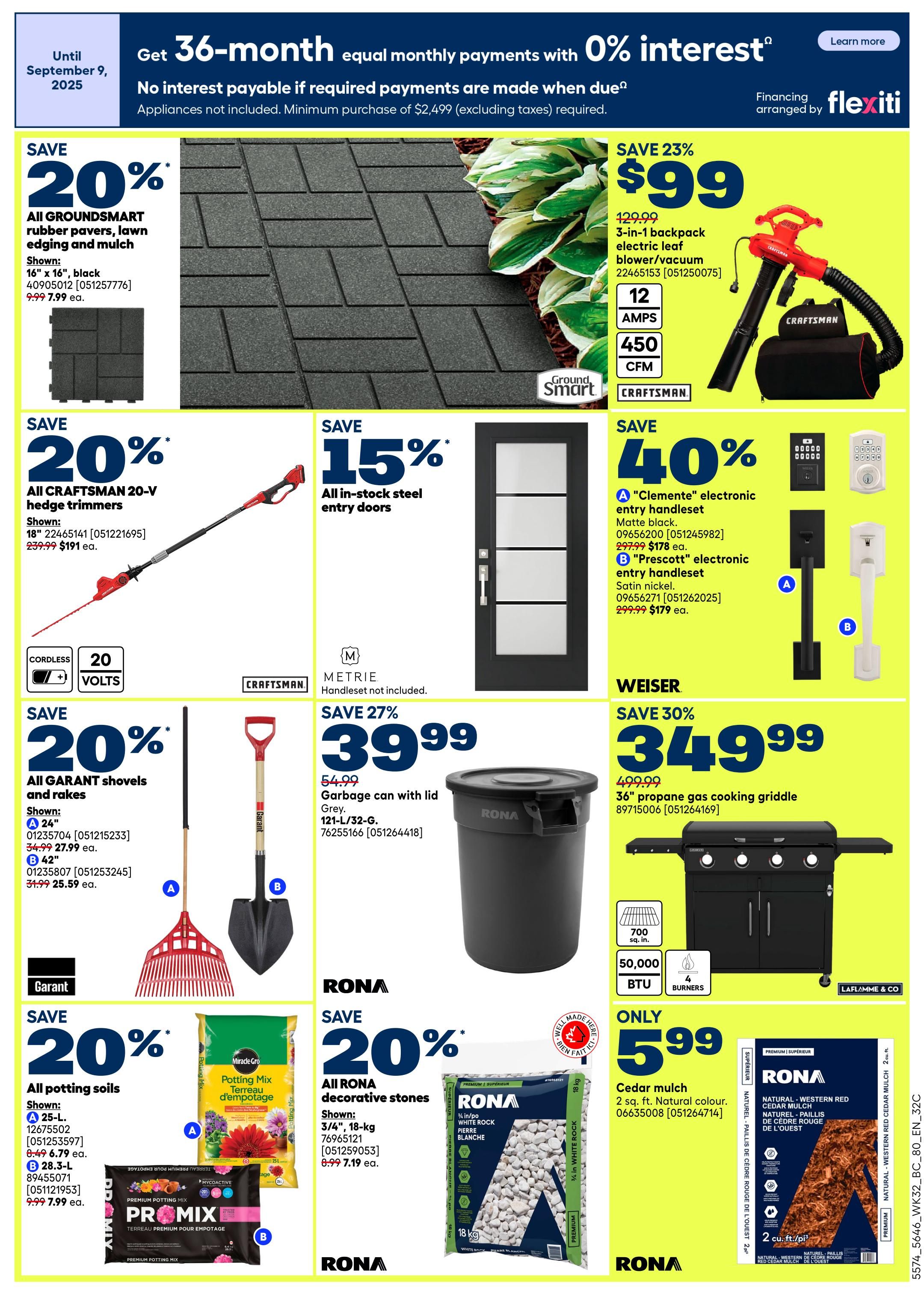 Rona & Rona+ (BC) Flyer September 3 to 9