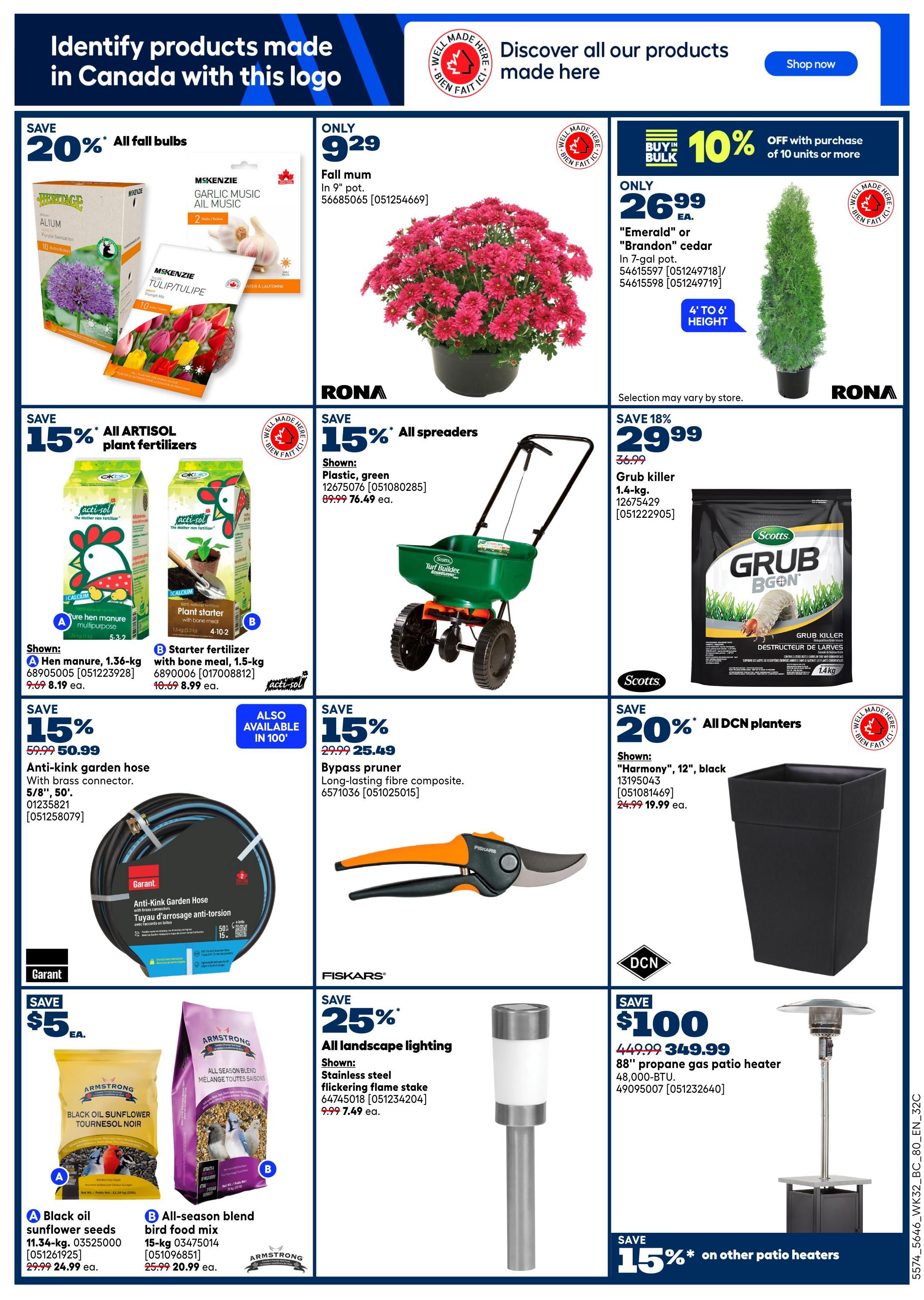 Rona & Rona+ (BC) Flyer September 3 to 9