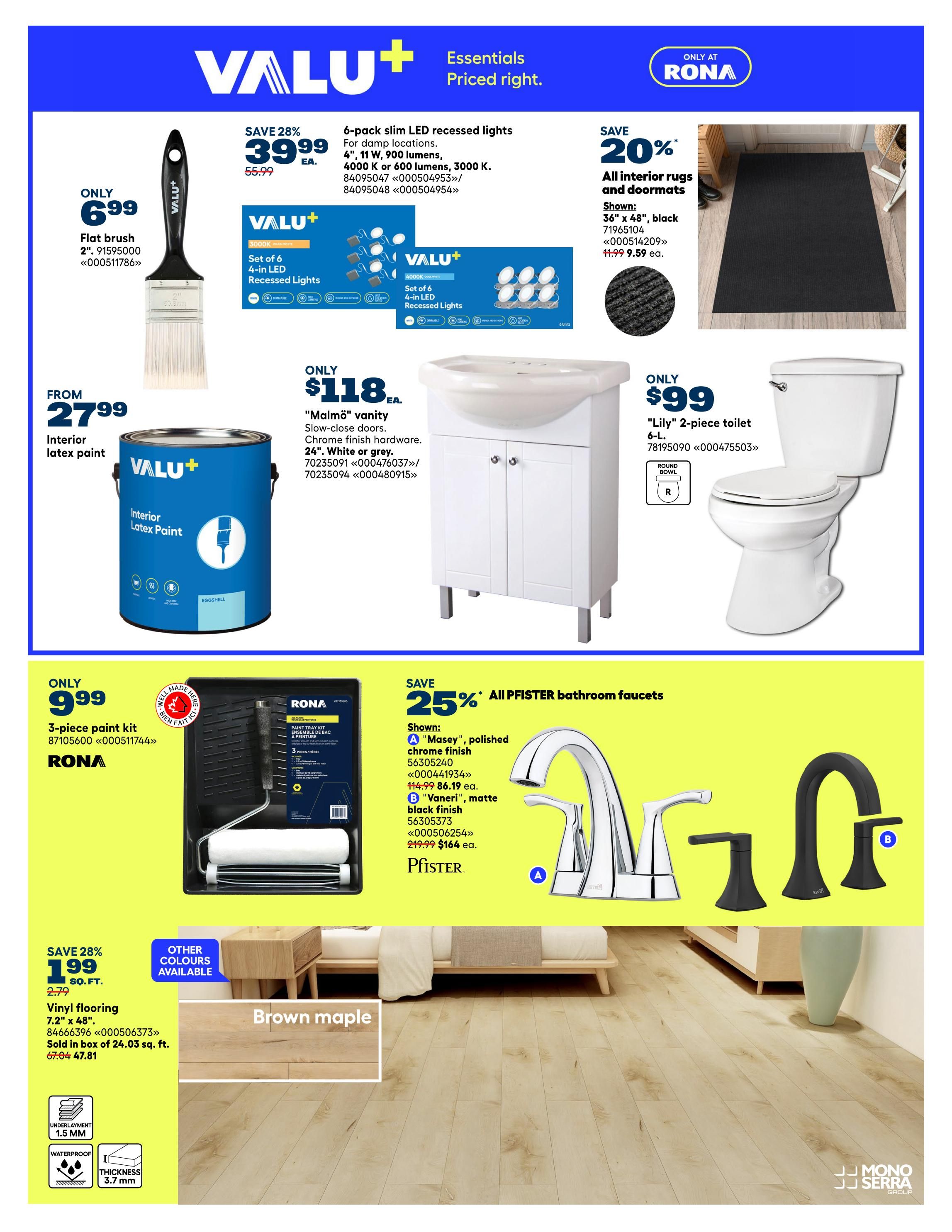 Rona & Rona+ (Atlantic) Flyer September 3 to 9