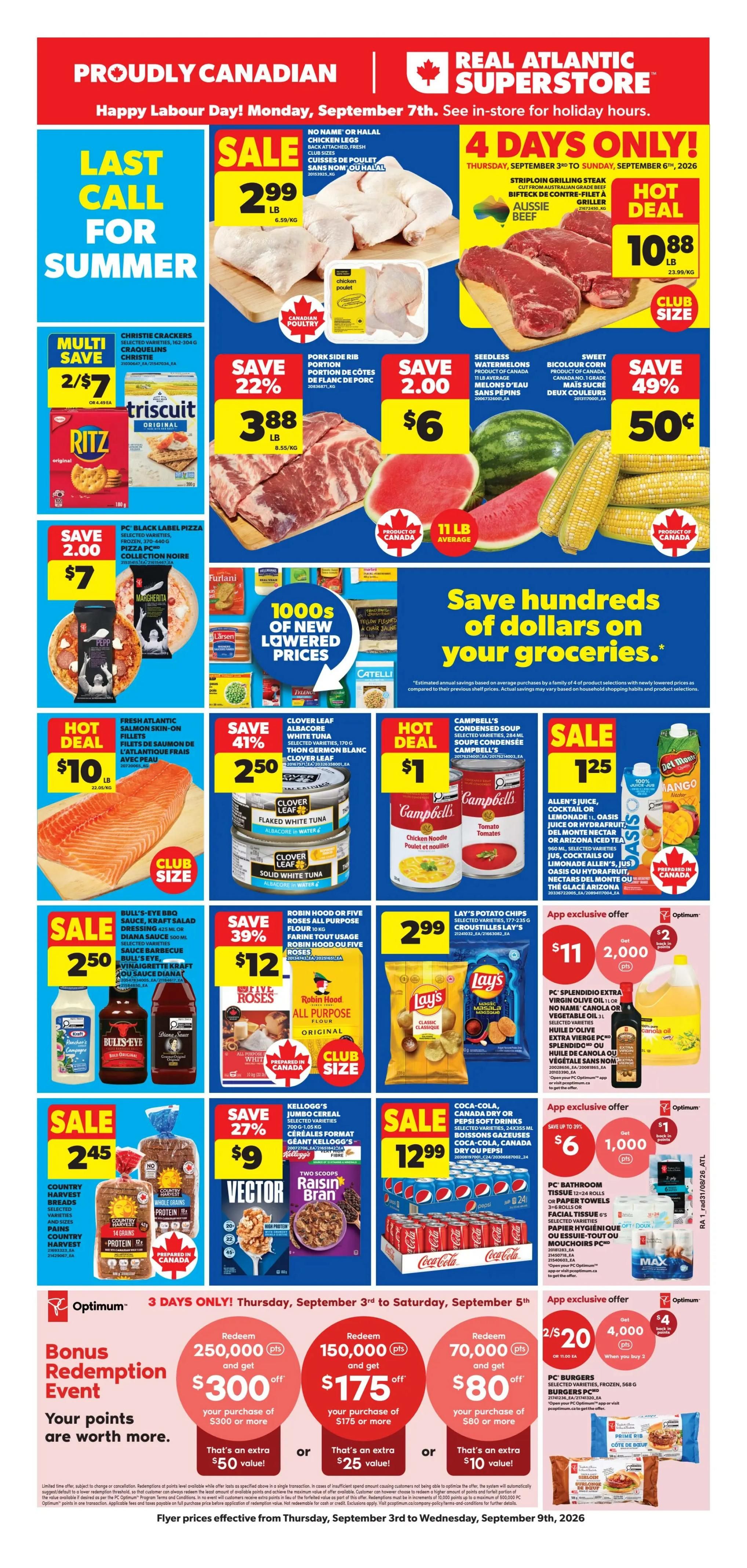 Real Atlantic Superstore Flyer September 3 to 9
