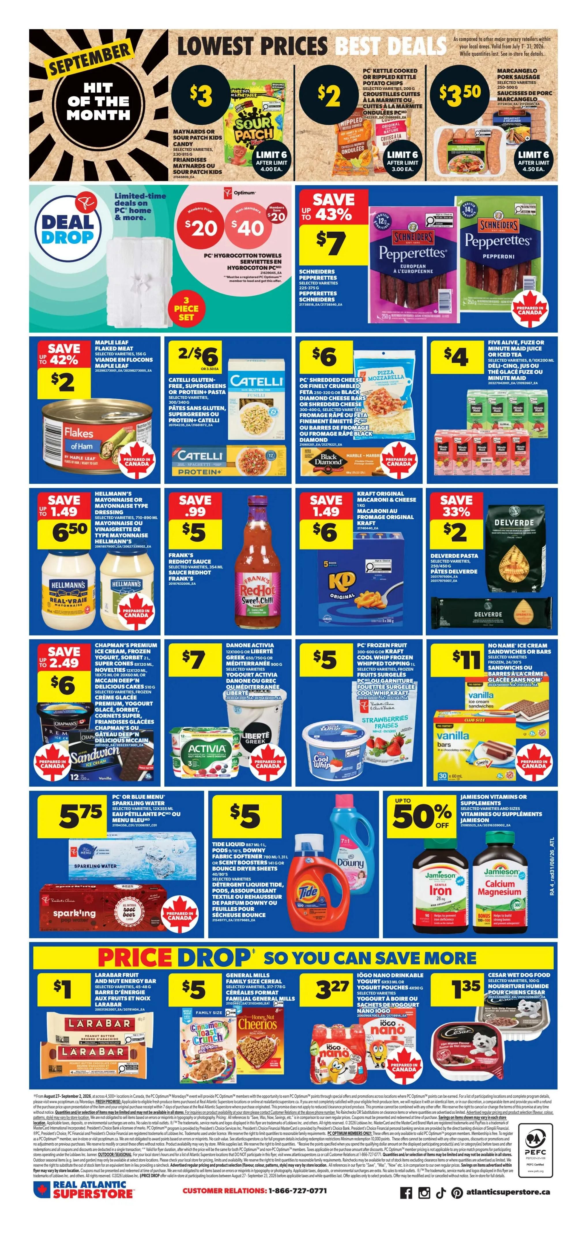 Real Atlantic Superstore Flyer September 3 to 9