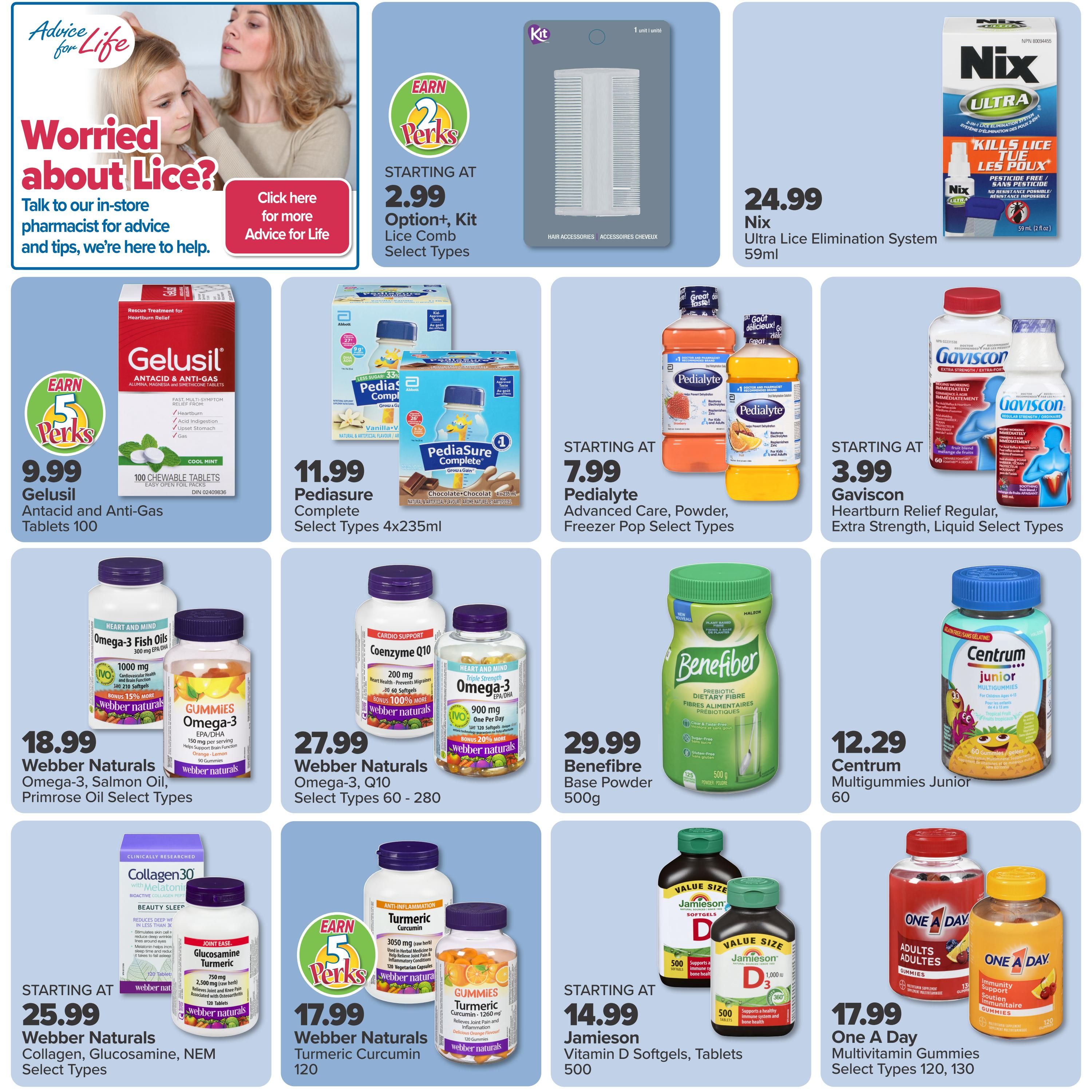 PharmaChoice Health Centre Flyer September 3 to 9