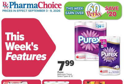PharmaChoice (BC, AB, SK & MB) Flyer September 3 to 9