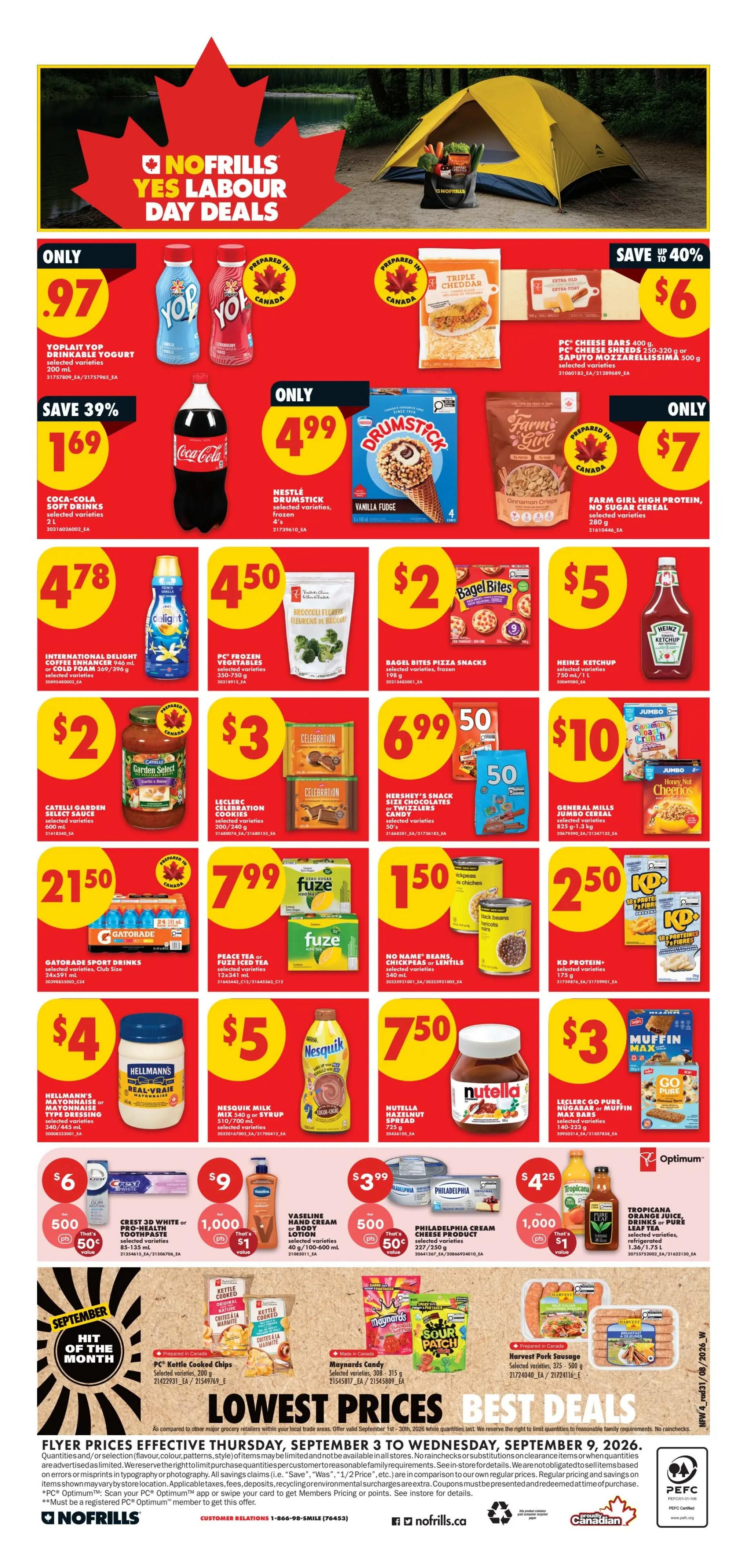No Frills (West) Flyer September 3 to 9