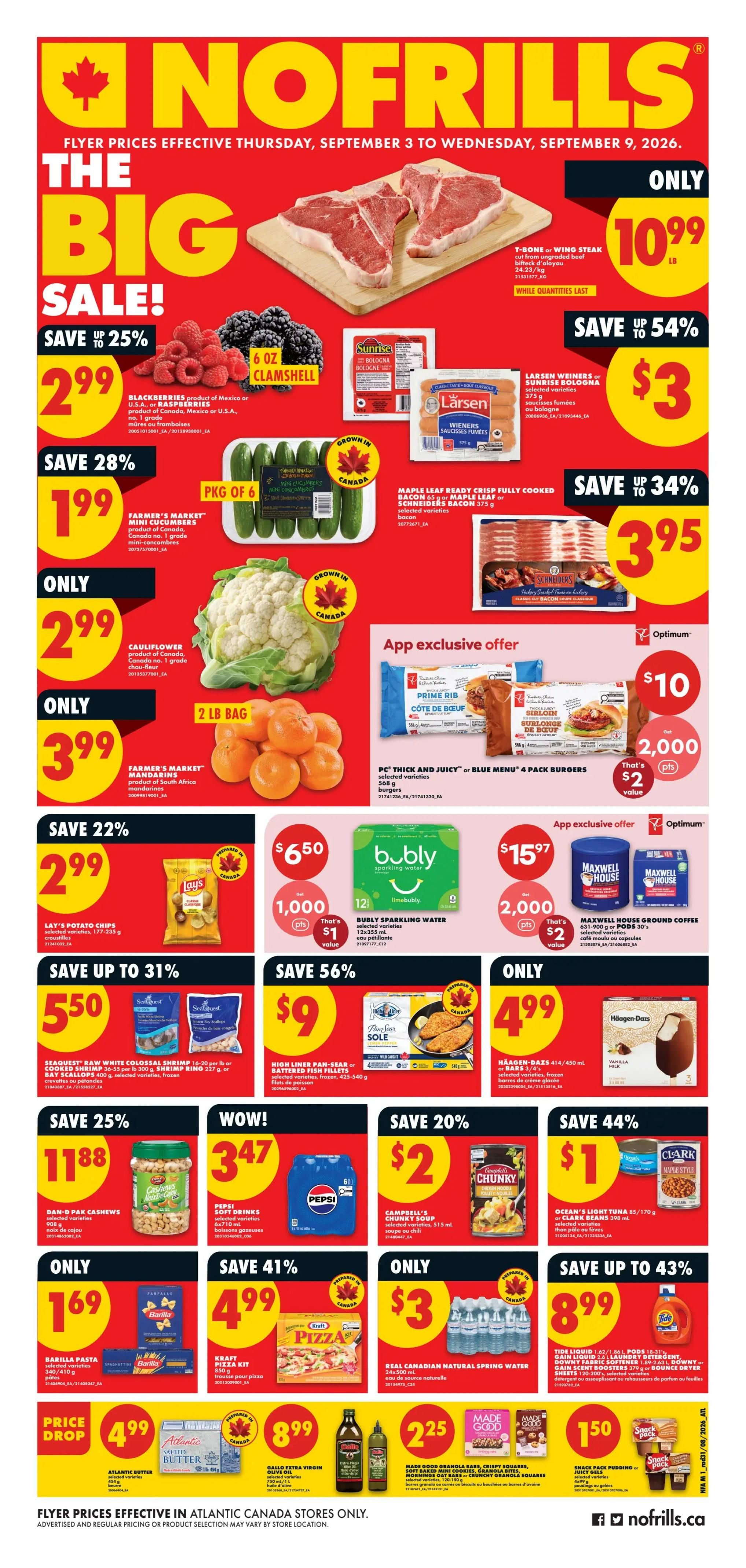 No Frills (Atlantic) Flyer September 3 to 9
