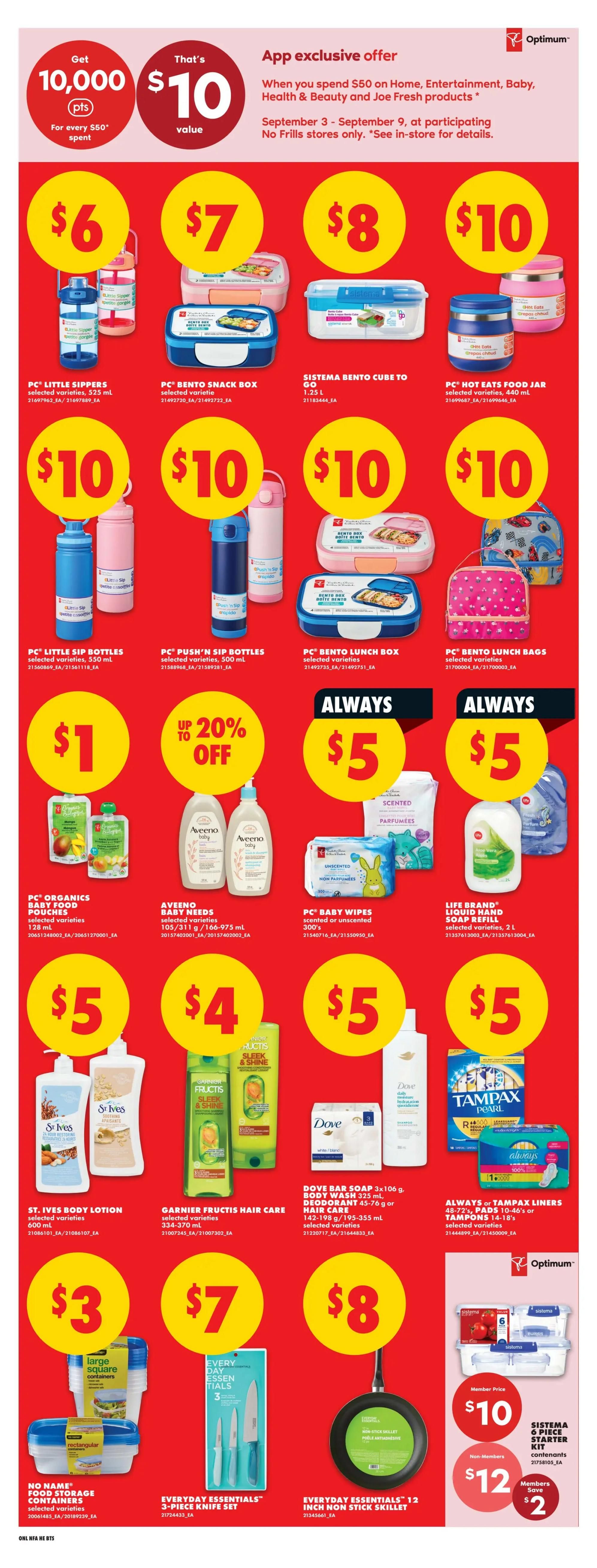 No Frills (Atlantic) Flyer September 3 to 9
