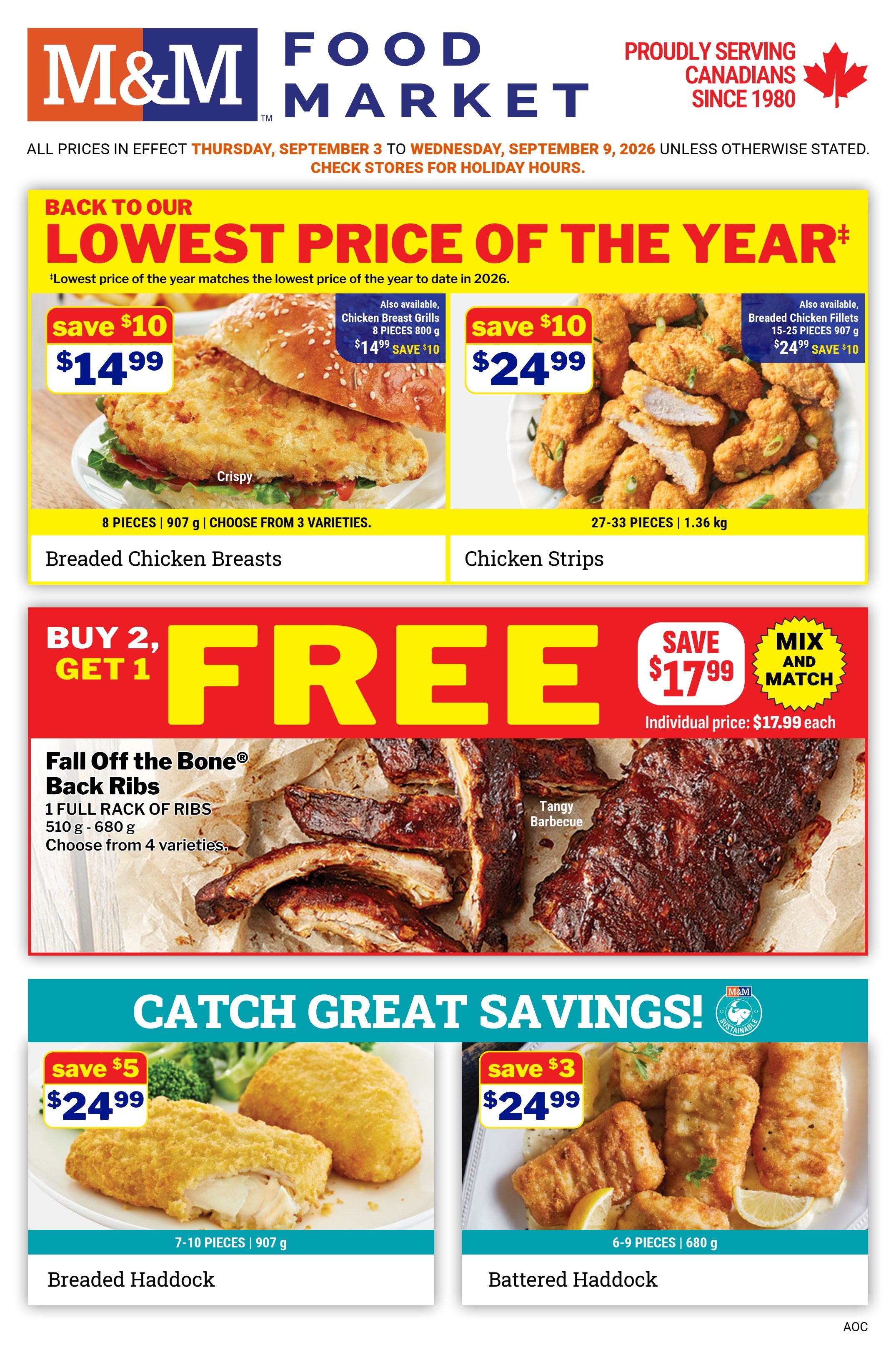 M&M Food Market (Atlantic, ON & West) Flyer September 3 to 9