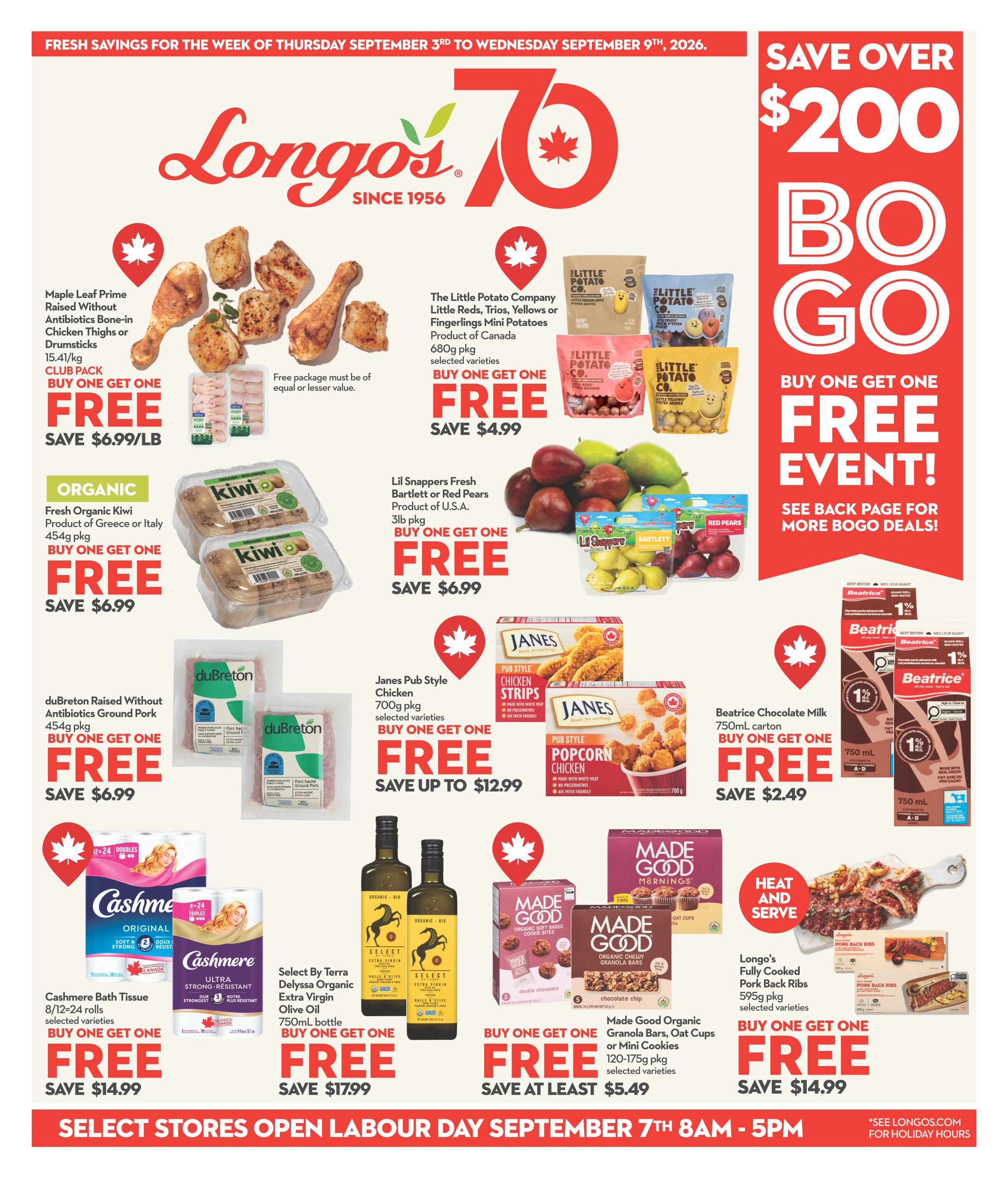 Longo's Flyer September 3 to 9